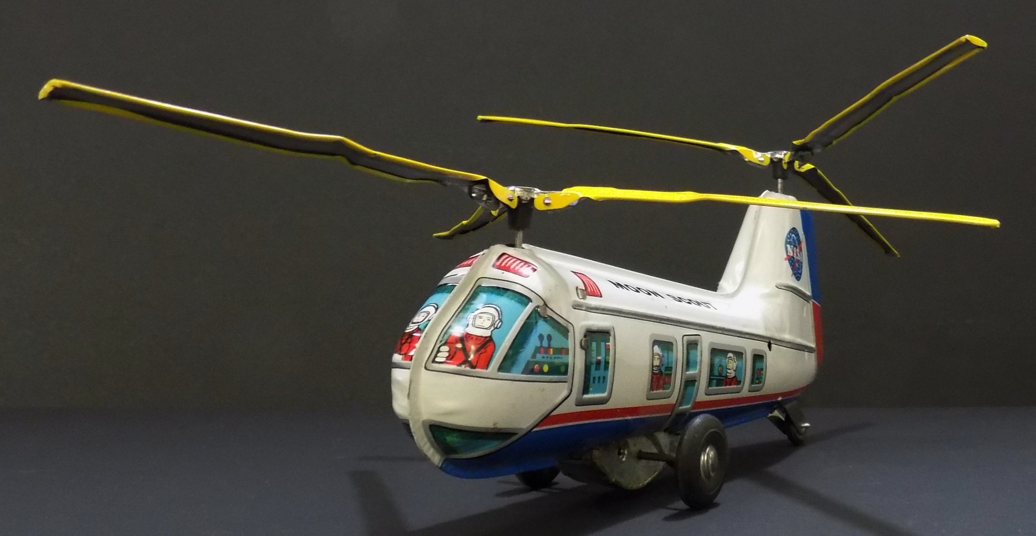 NASA MOON SCOUT ヘリコプター　アメリカ　雑貨　60s 70s Marx NASA moon scout helicopter space toy