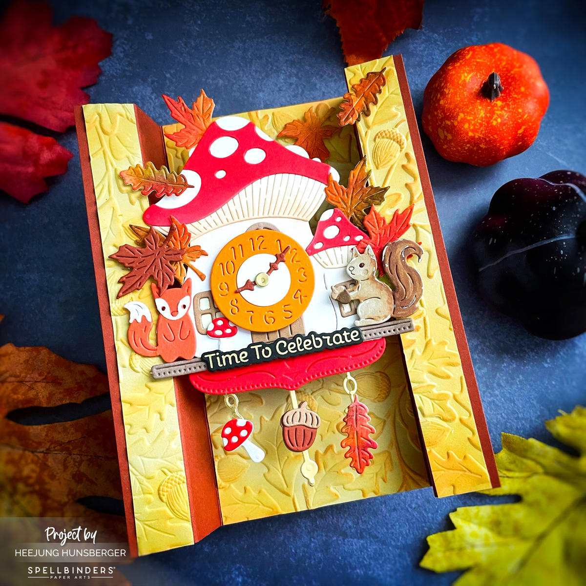 PAPERCRAFT MEDLEY | Hello, autumn! 🍄🍂 This second card in my series ...