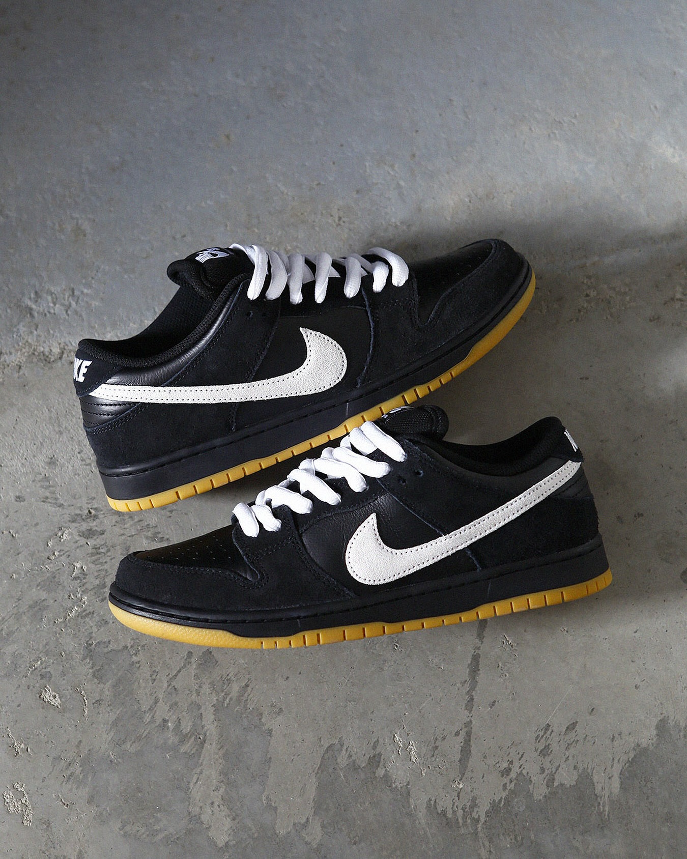 nikesb Dunk Low Pro Black White Black now available online! Link 