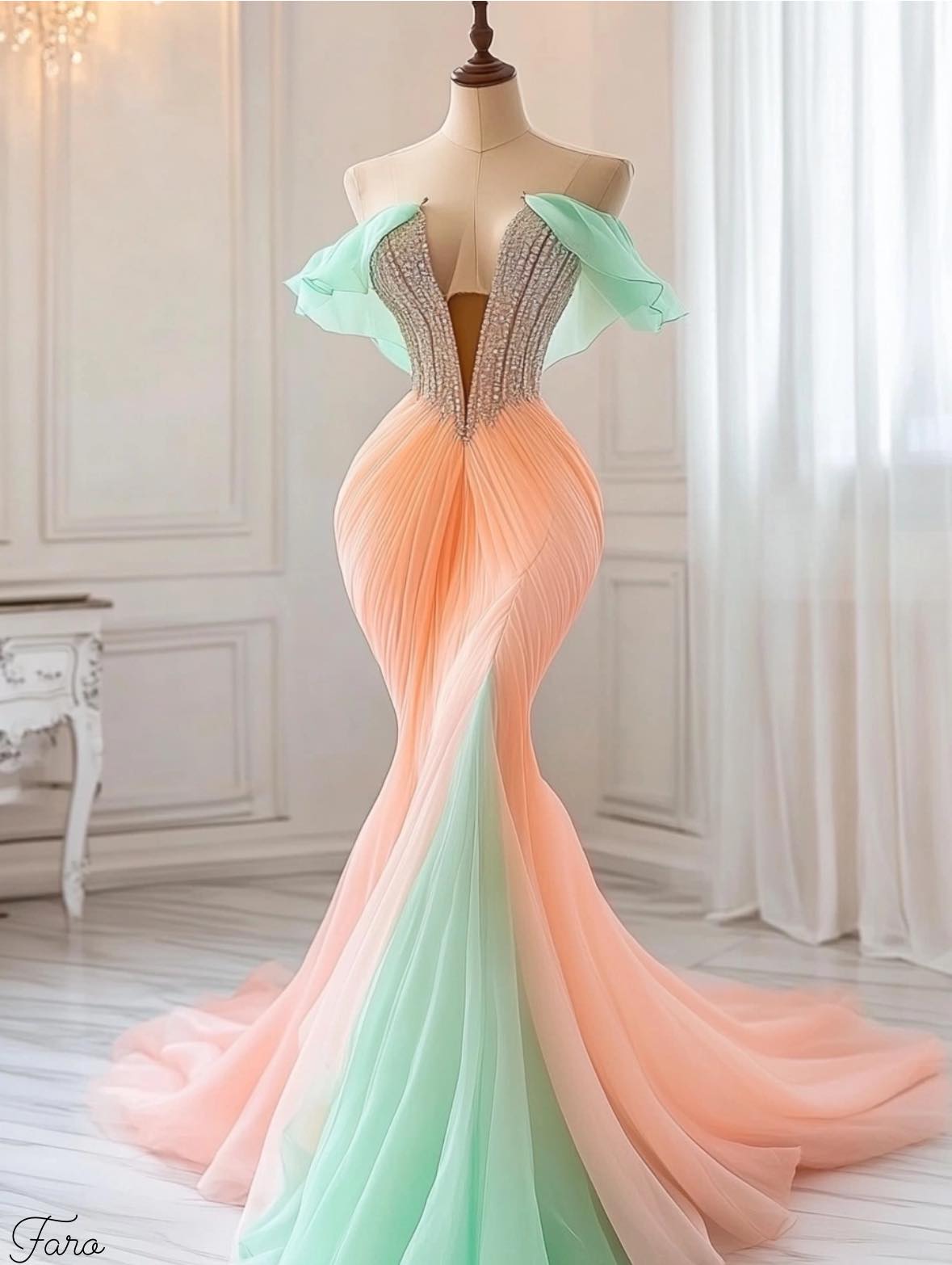 can i design my own dress Grammys inspire designs Funeral Dress in Black Color:Golden (Pre-sale) Faviana v-neck Prom dresses