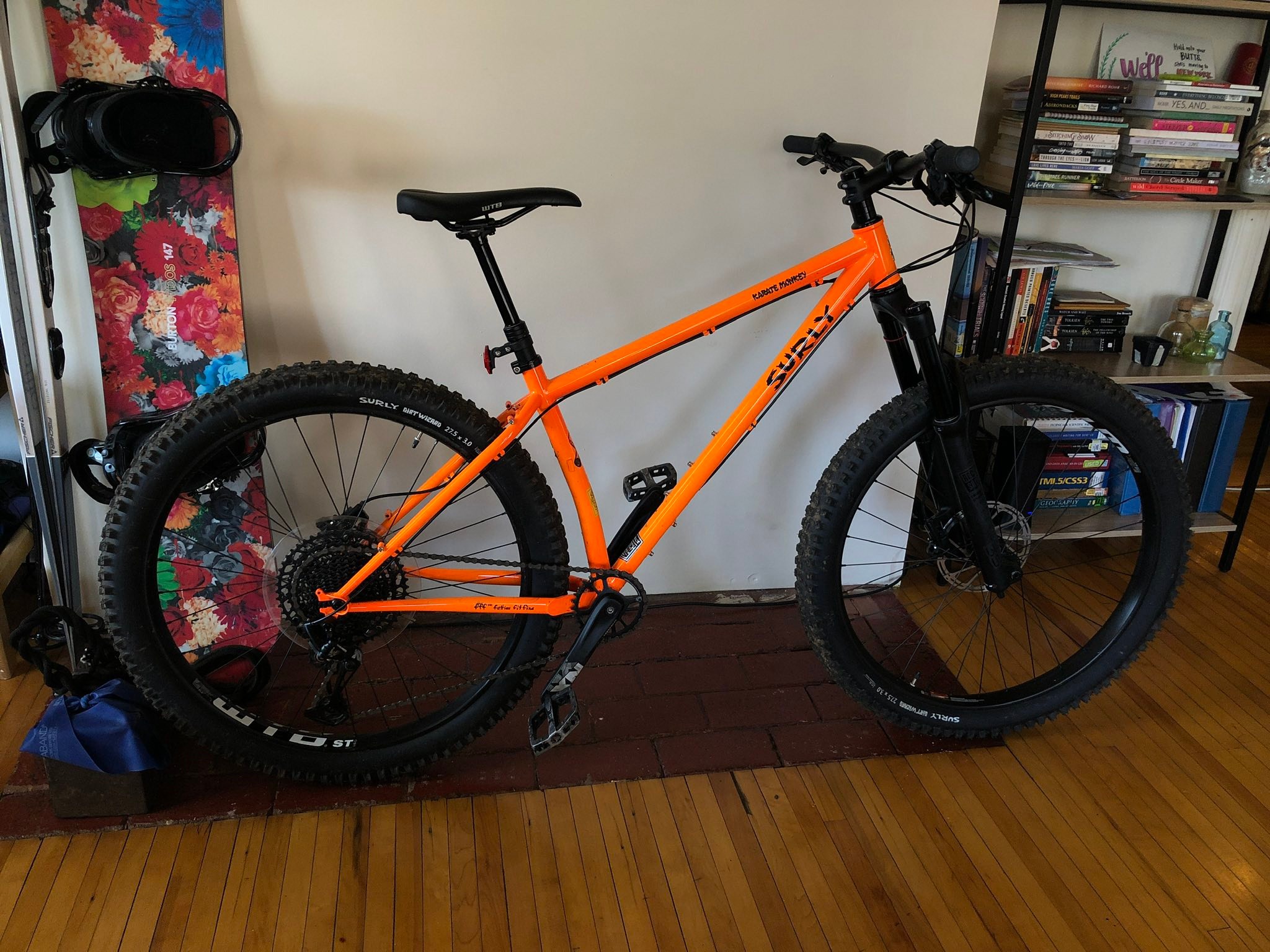 Why does Surly's Toxic Tangerine Karate Monkey paint fade?
