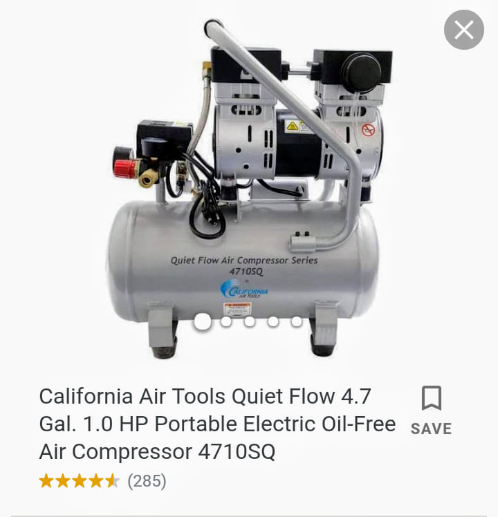 Iwata Ninja Jet 110-120V Airbrush Compressor - Coast Fiber Tek