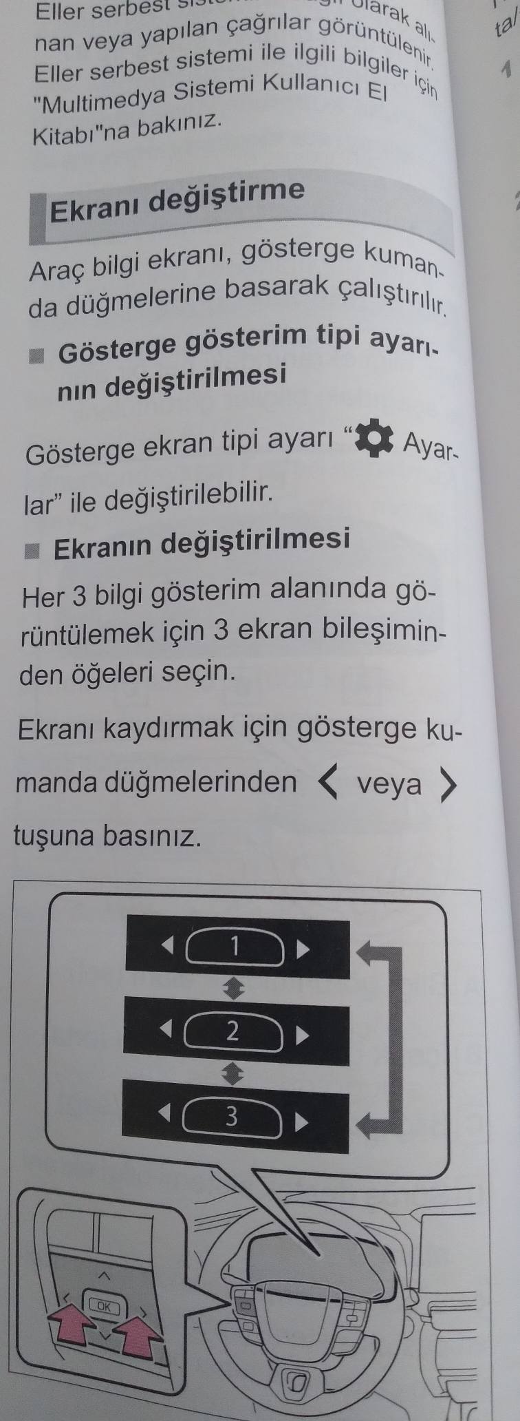 Eller serbest arak nan veya yapılan çağrılar görüntülal, El Eller