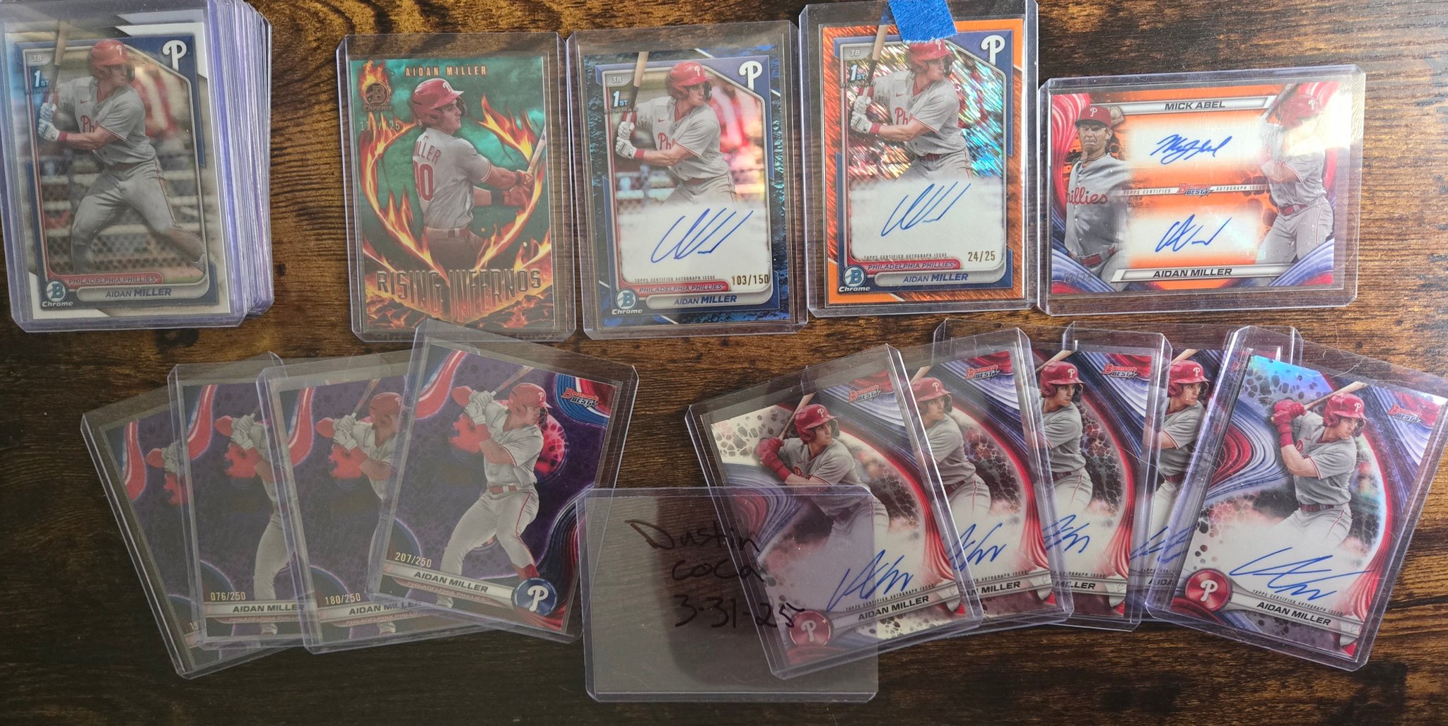 Phillies baseball card sale featuring top players