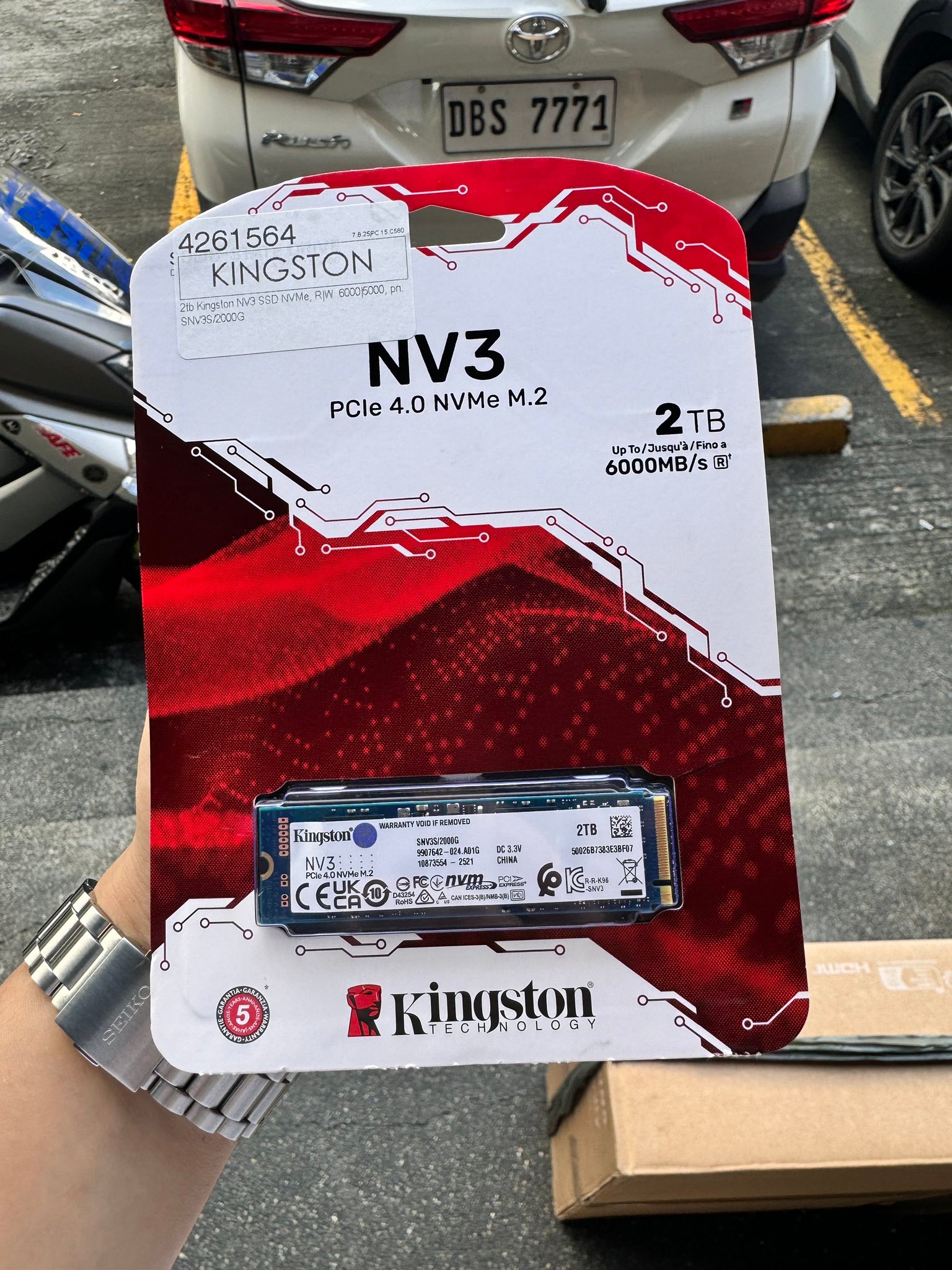 KINGSTON M.2 NVME SSD (2ND HAND) GEN4 1TB HEALTH 99%