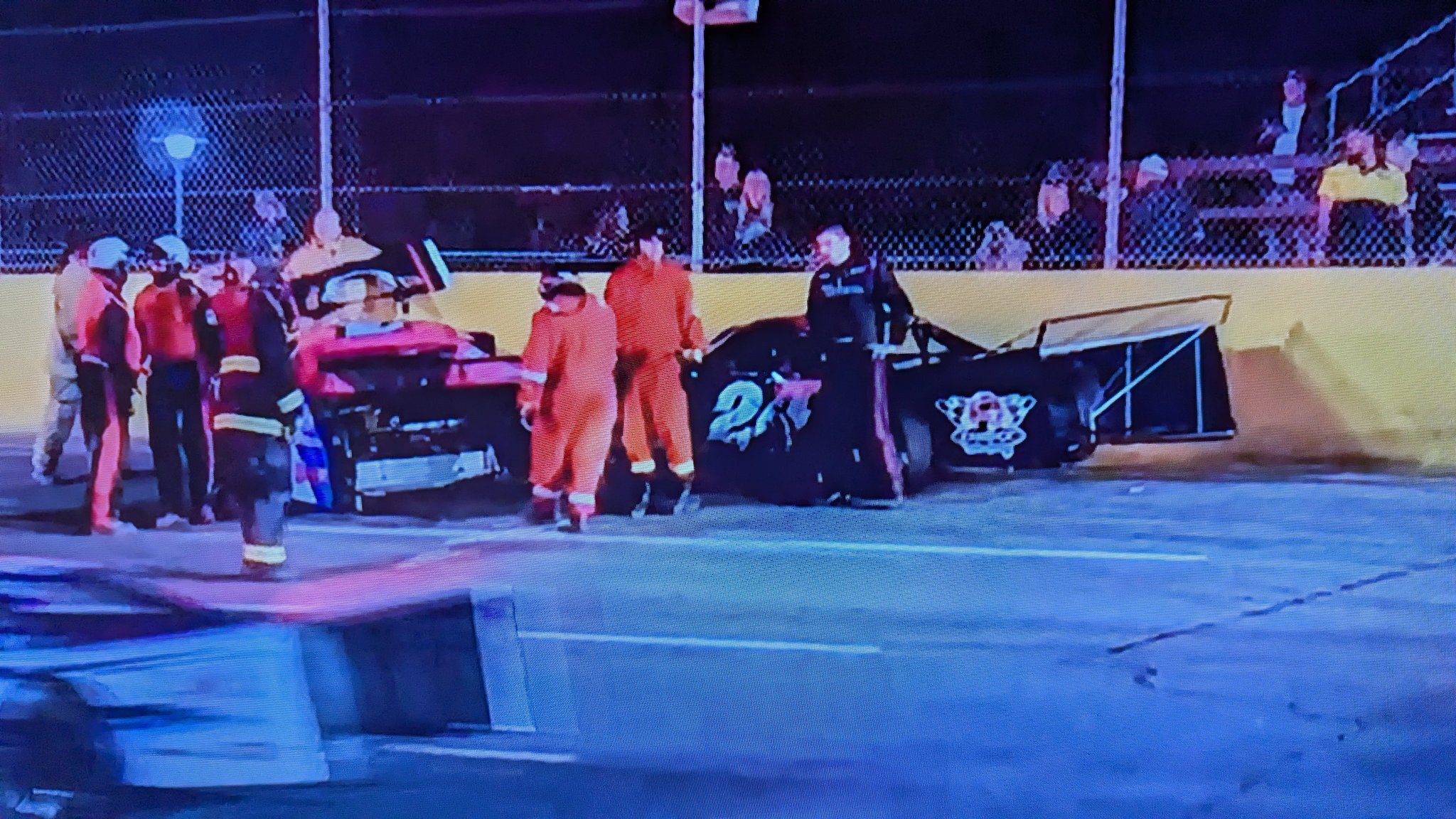Chuck Ricklefs - Adam Terry flat drives Tyler Roahrig into... | Facebook