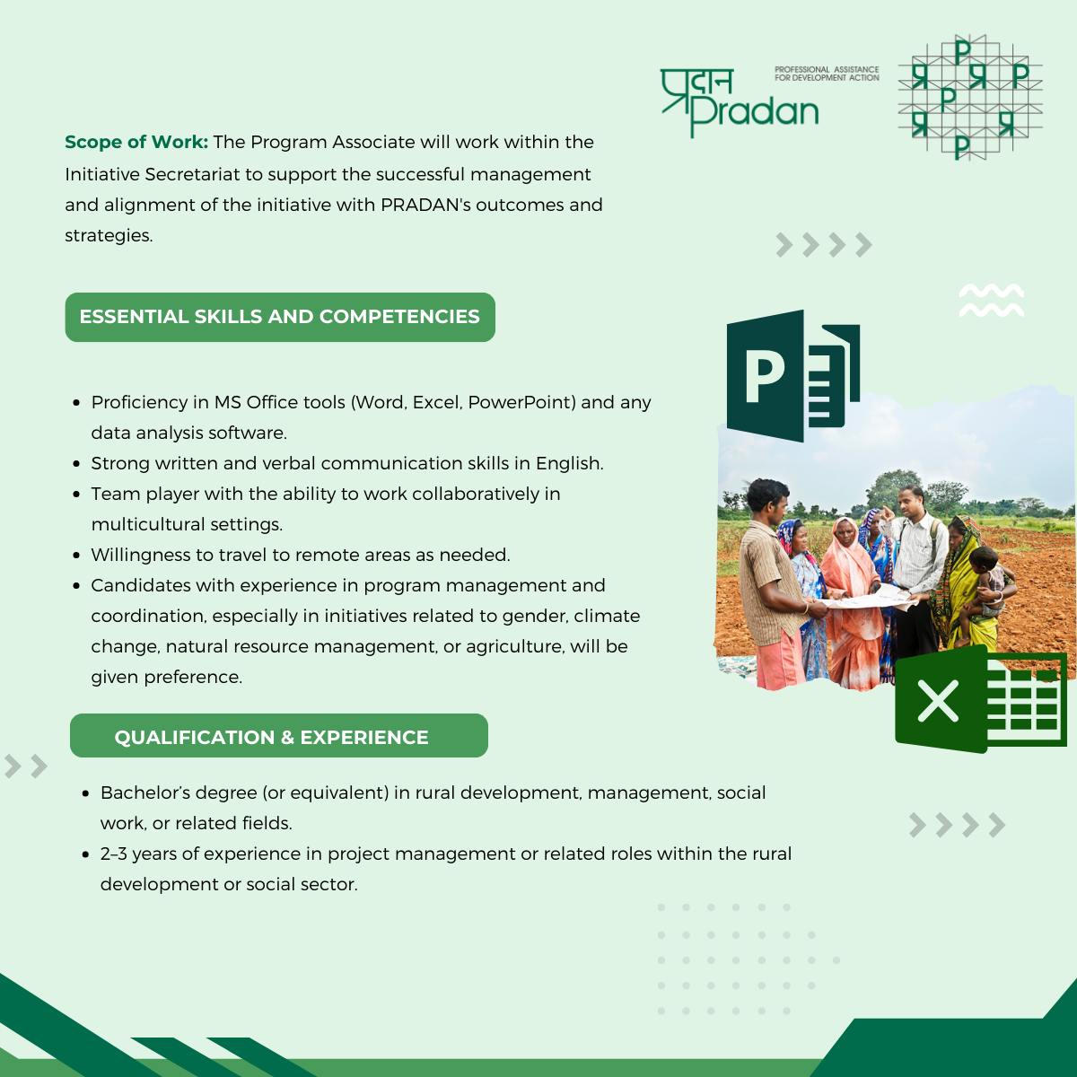 Pradan - #WeAreHiring Program Associate - National...