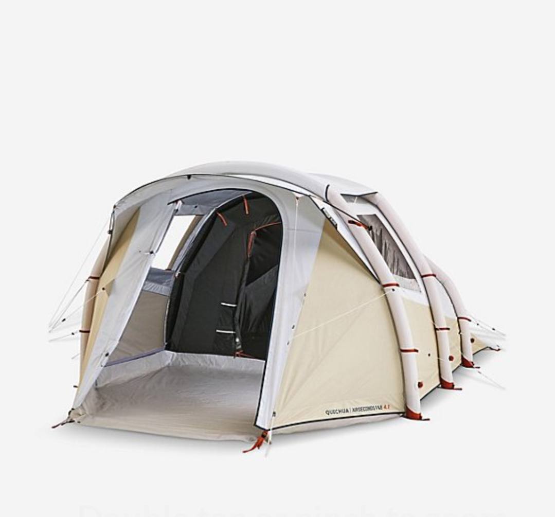 shop camping tents Coody 8.0 Inflatable Tent with Stove Jack for 1-4 person Bow Nepal Won't Move the Smart interior organization Material:Relite