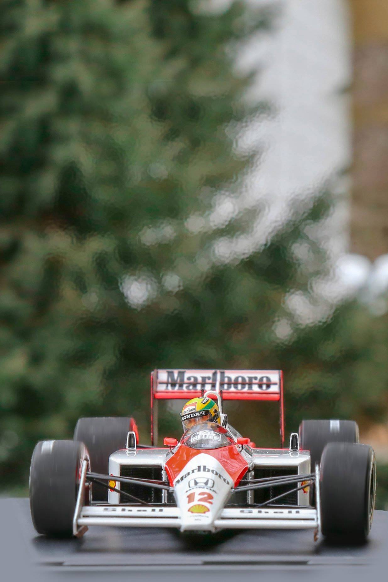 My McLaren MP4/5B Honda. And a few others I collected