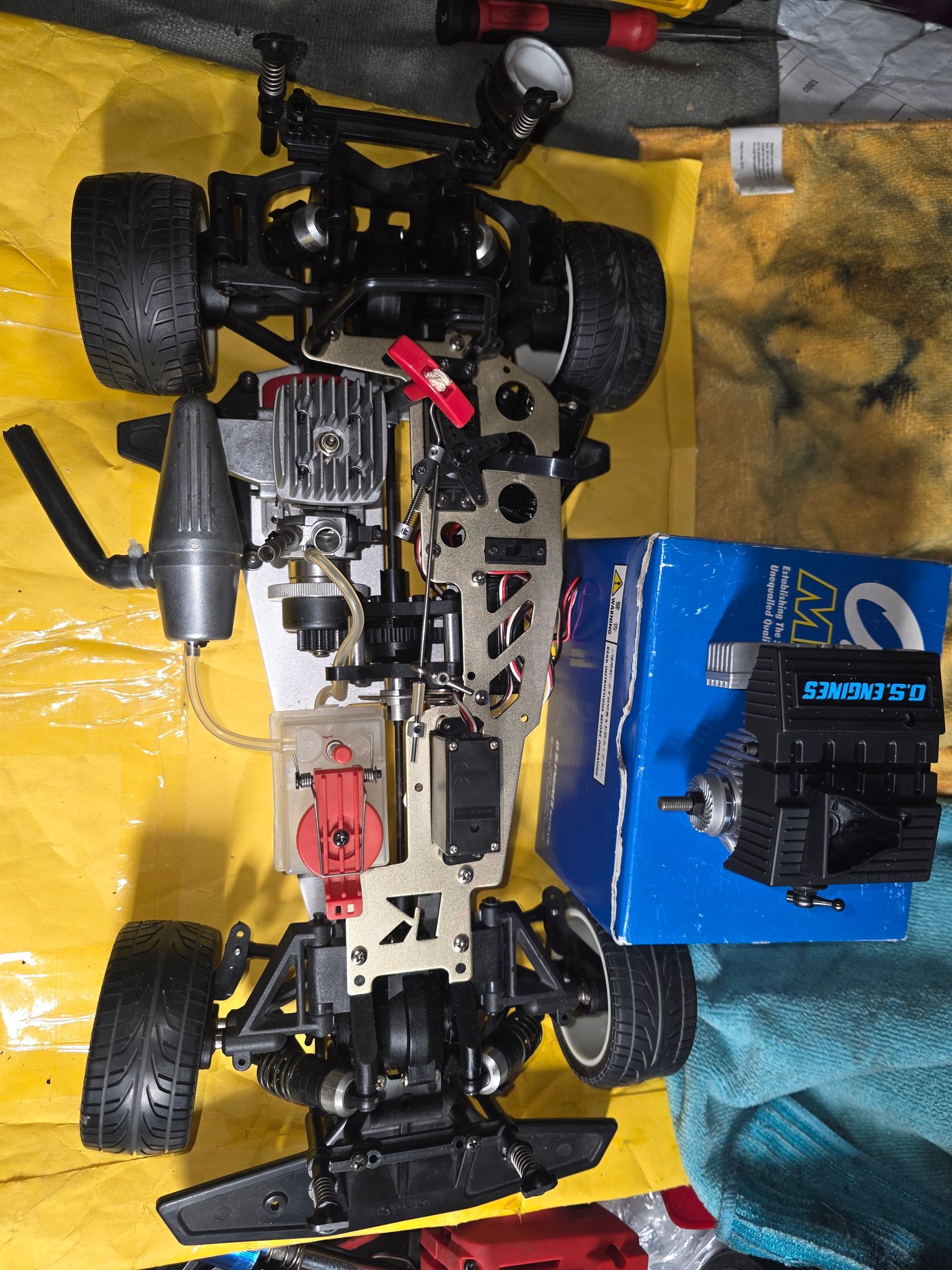 Kyosho Superten FW03 with OS Max 15LD nitro engine for sale