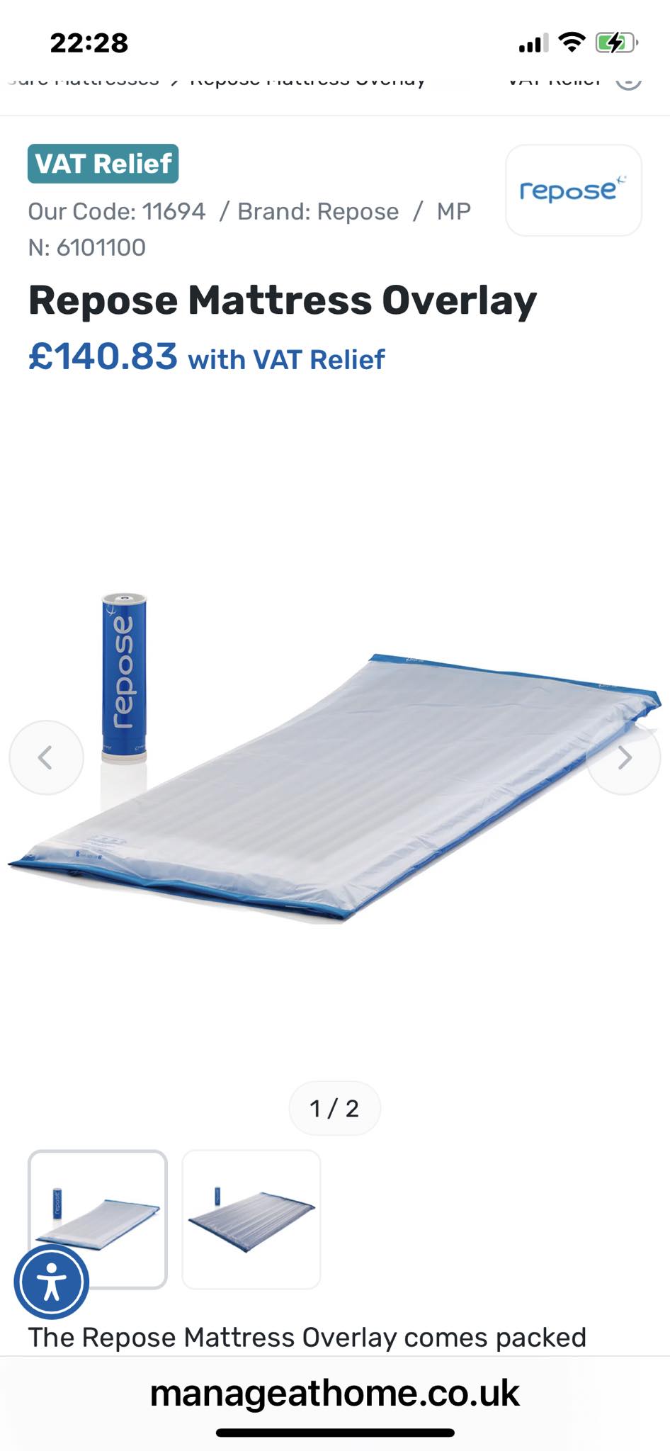 Sevenoaks | Wanted has anyone got a repose mattress topper I can borrow ...