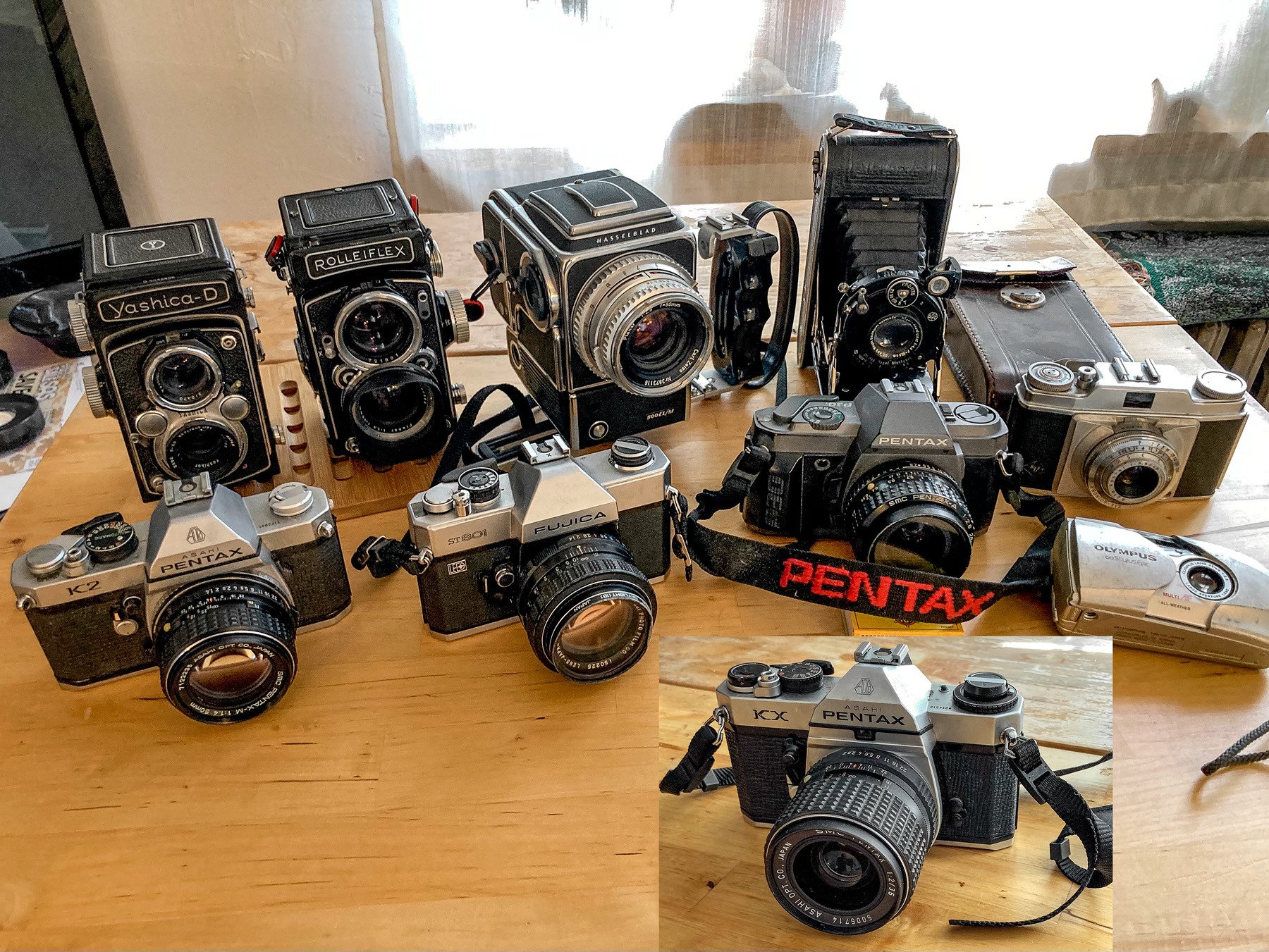 Rare Fujica ZX550 Sound, with an amazing Fujinon f 1.3 to f 45