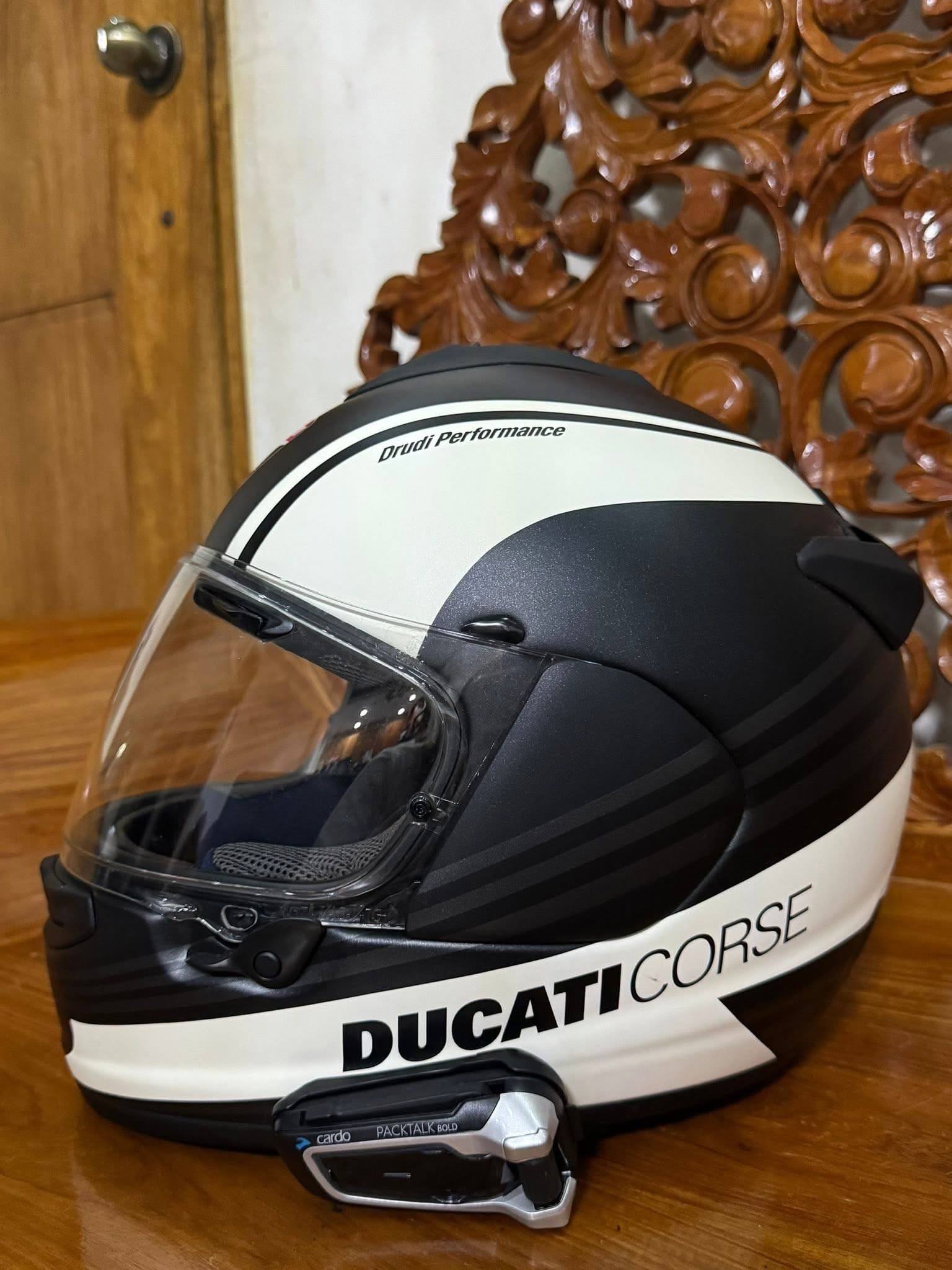 arai chaser ducati corse helmet Performance SBK '12 98101841 by XXL for greater visibility when cornering Ducati Coventry - A Ducati