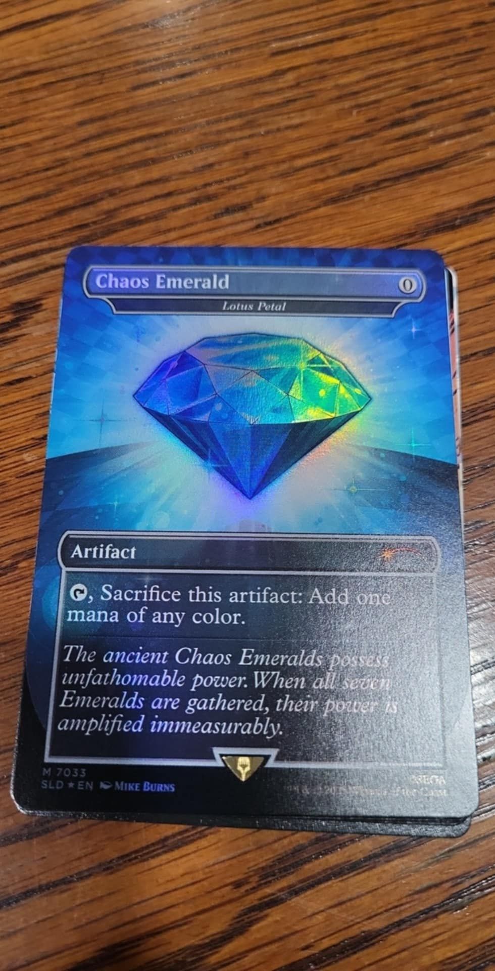 Unboxing Secret Lair x Sonic bundle with Chaos Emerald