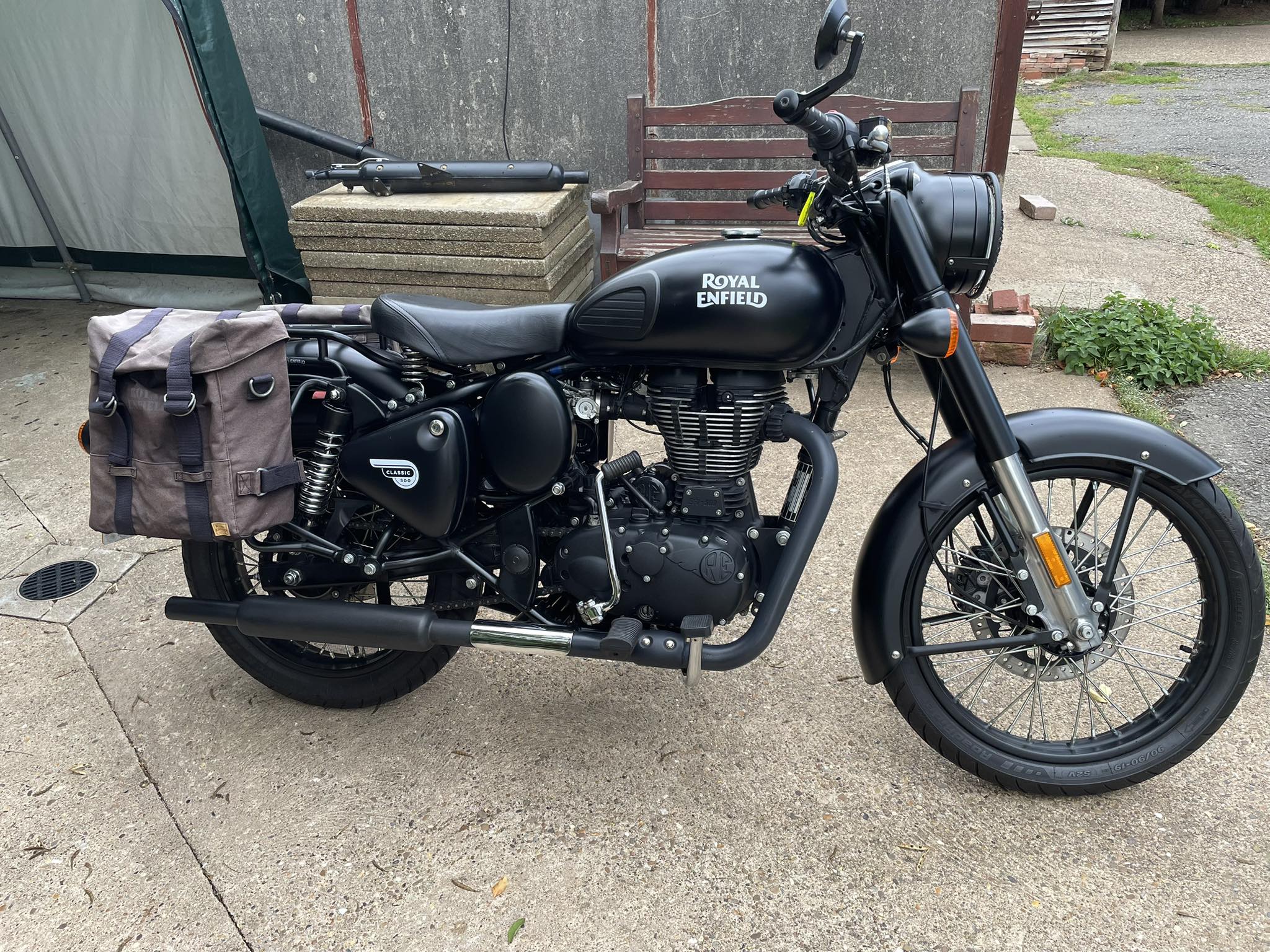 Genuine Royal Enfield Mass Added Mirror Kit – Fits Classic 350 & 500 EFI