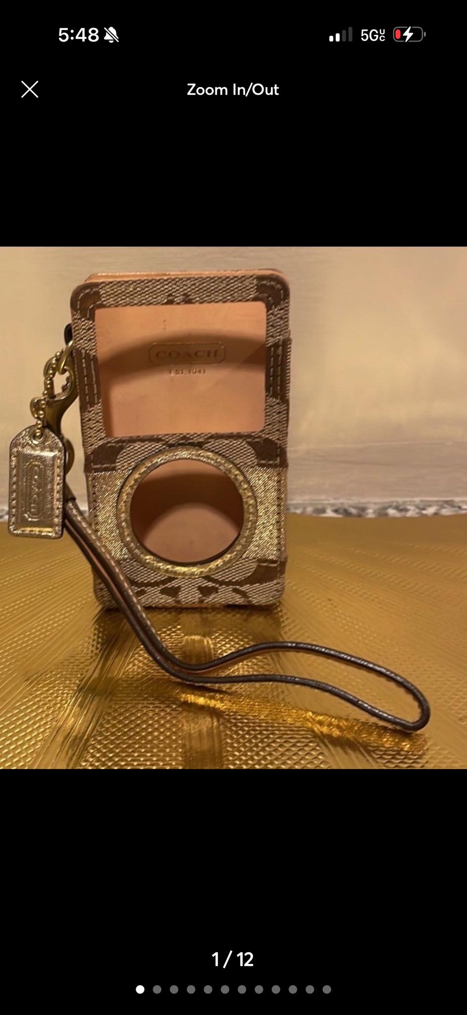 I have an early iPod Classic with Dior leather case