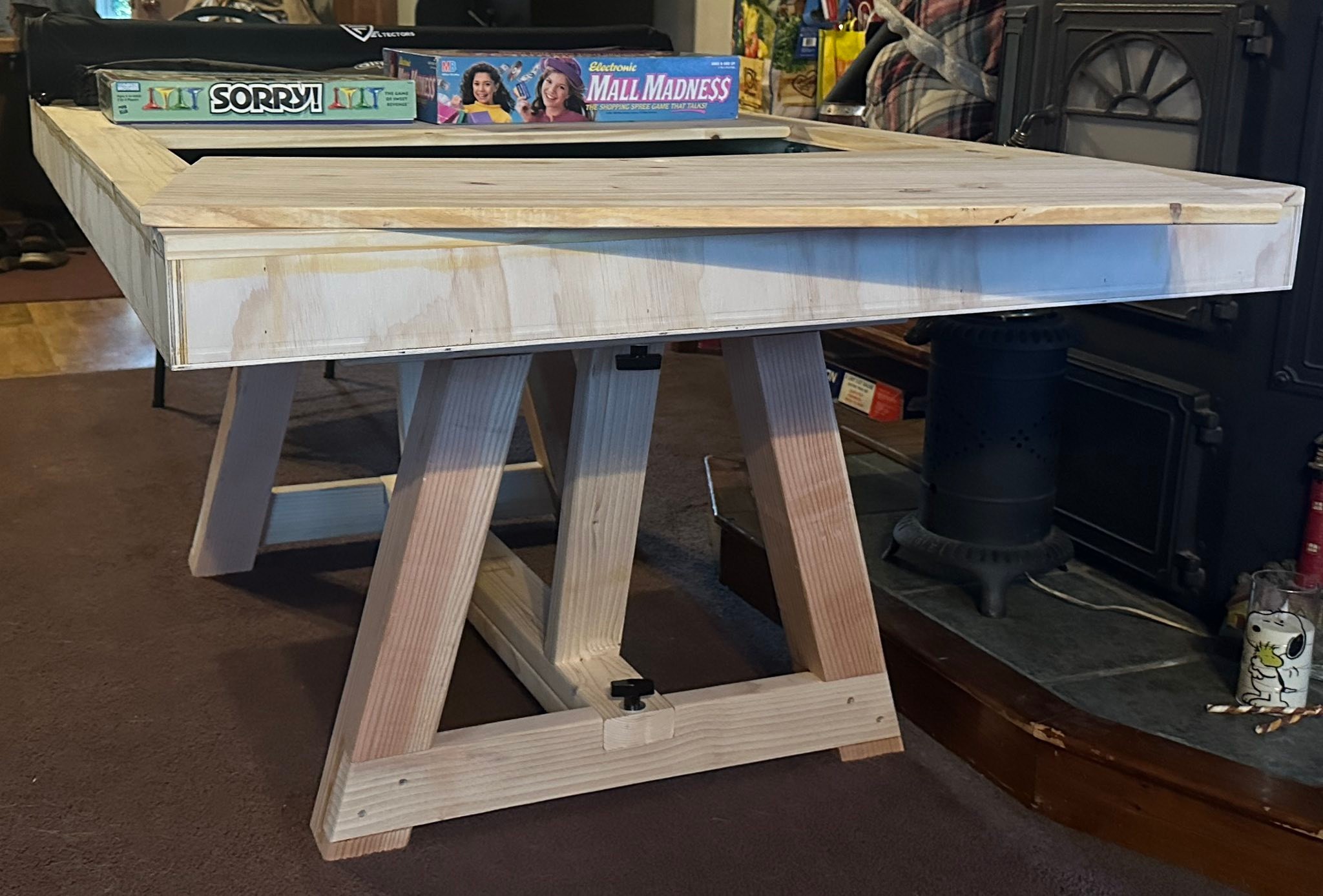 DIY Board Game Table Projects | Took my own little try at building a ...