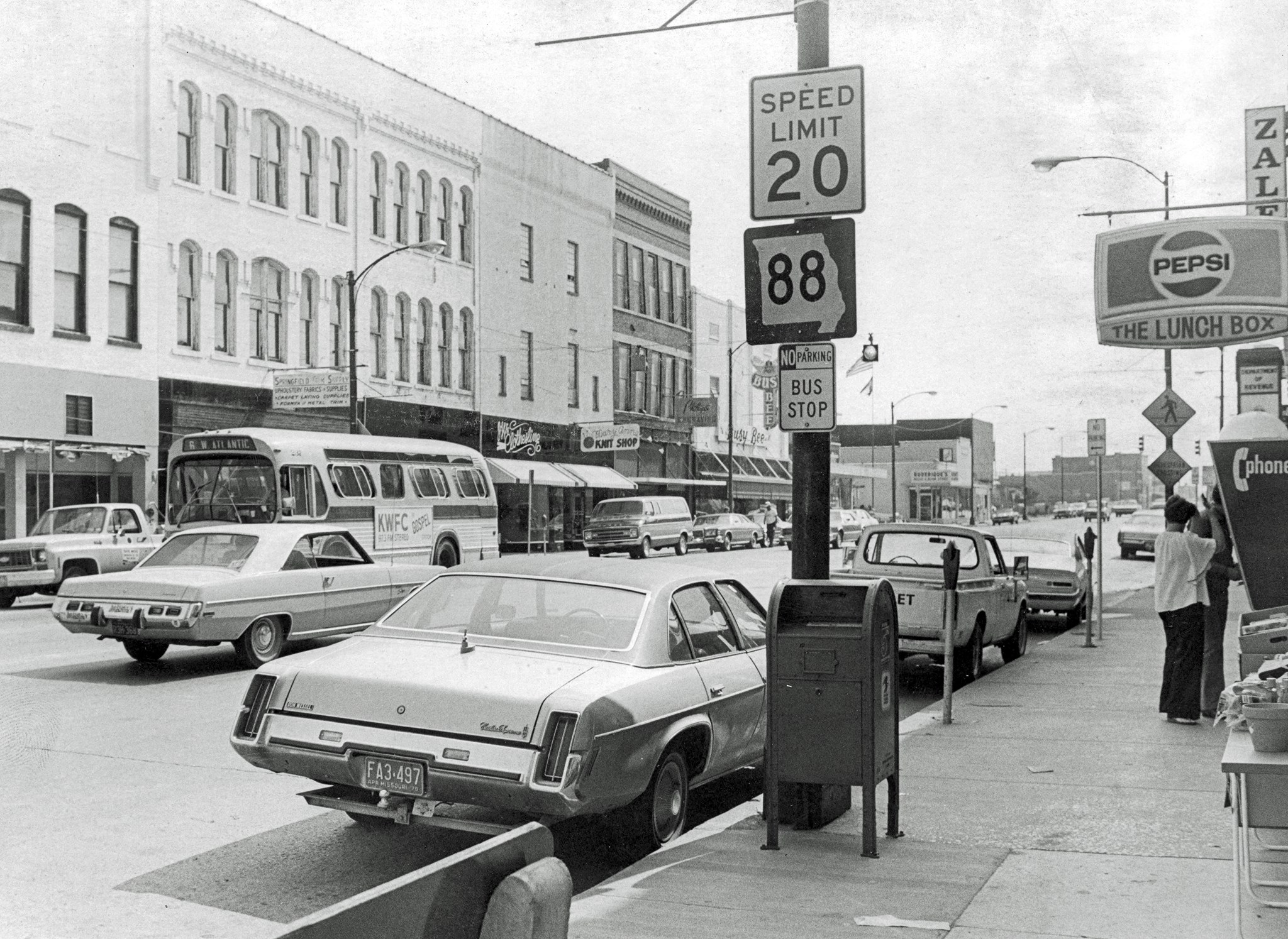 Here we are on Commercial Street in 1978 We are looking East 