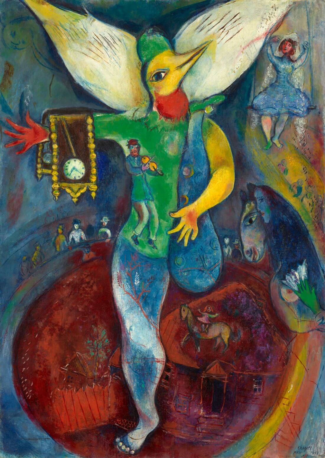 Marc Chagall's Le Jongleur painting