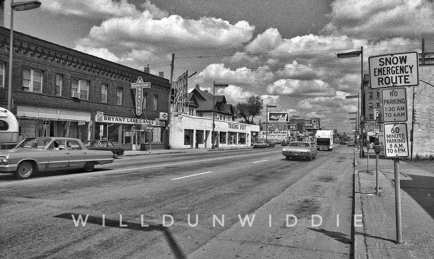 Historic Minneapolis, MN street scenes from 1972