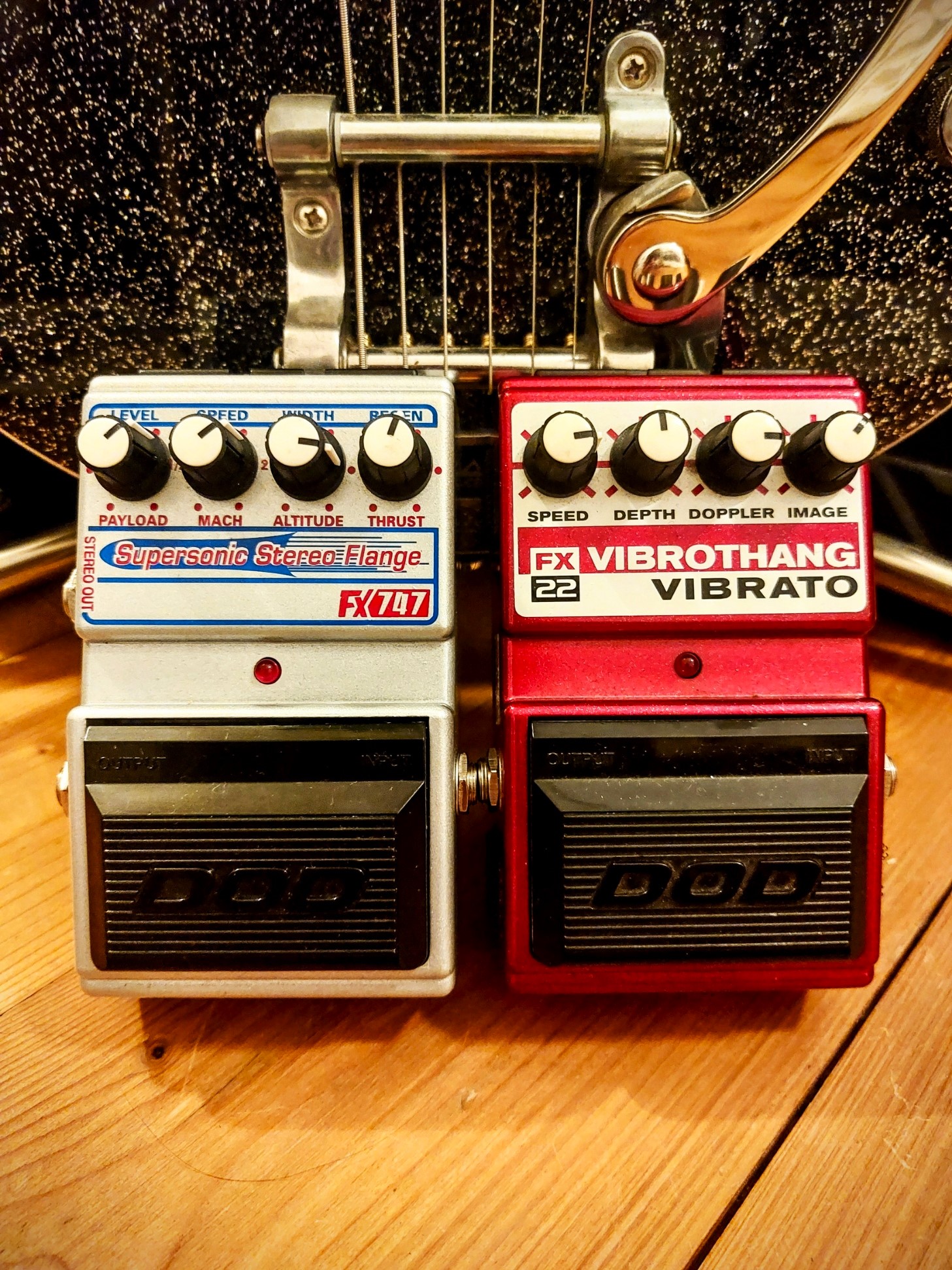 DOD FX747 Supersonic Stereo Flange pedal review