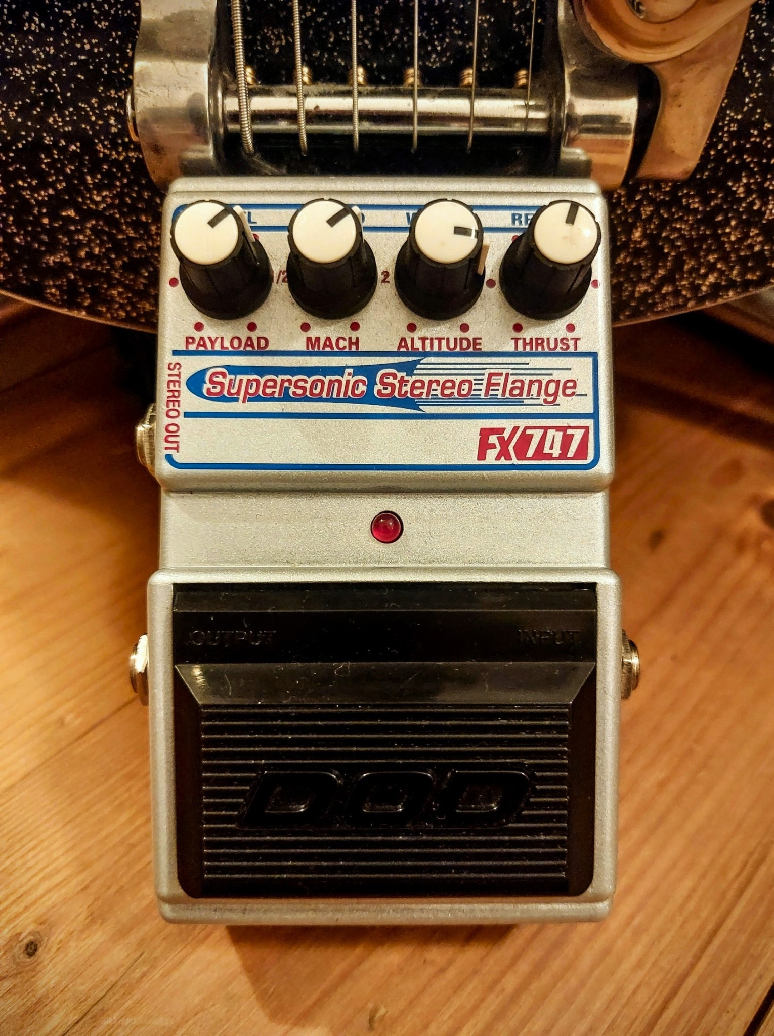 DOD FX747 Supersonic Stereo Flange pedal review