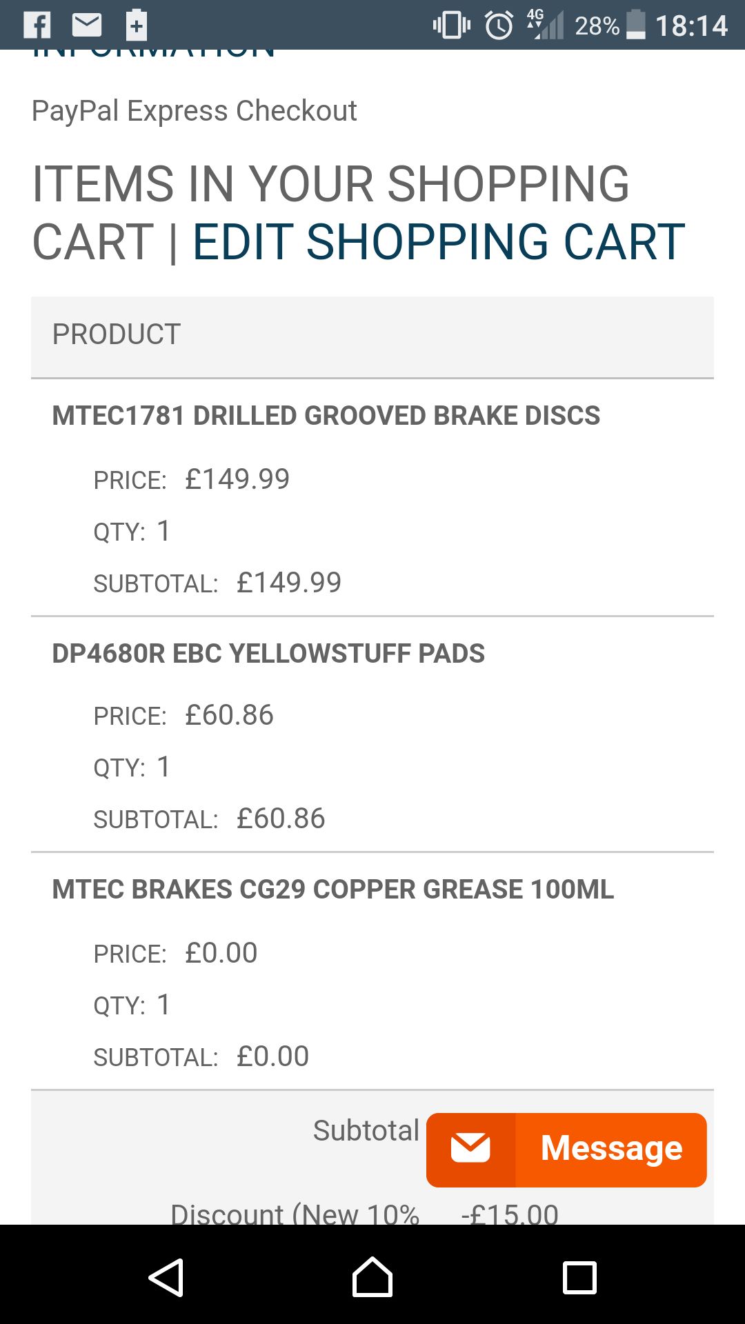 E-Approved Front Brake Discs & Pads For Citroen C5 2.2 HDi & 3.0 V6 2001-2008 – Check Size