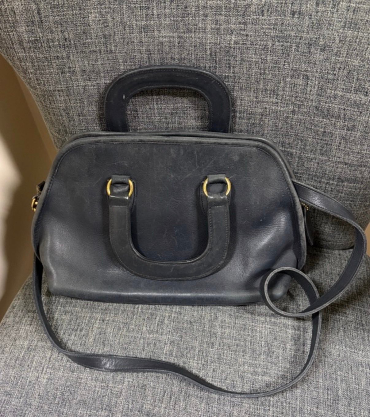 Vintage coach leather baxter bag review