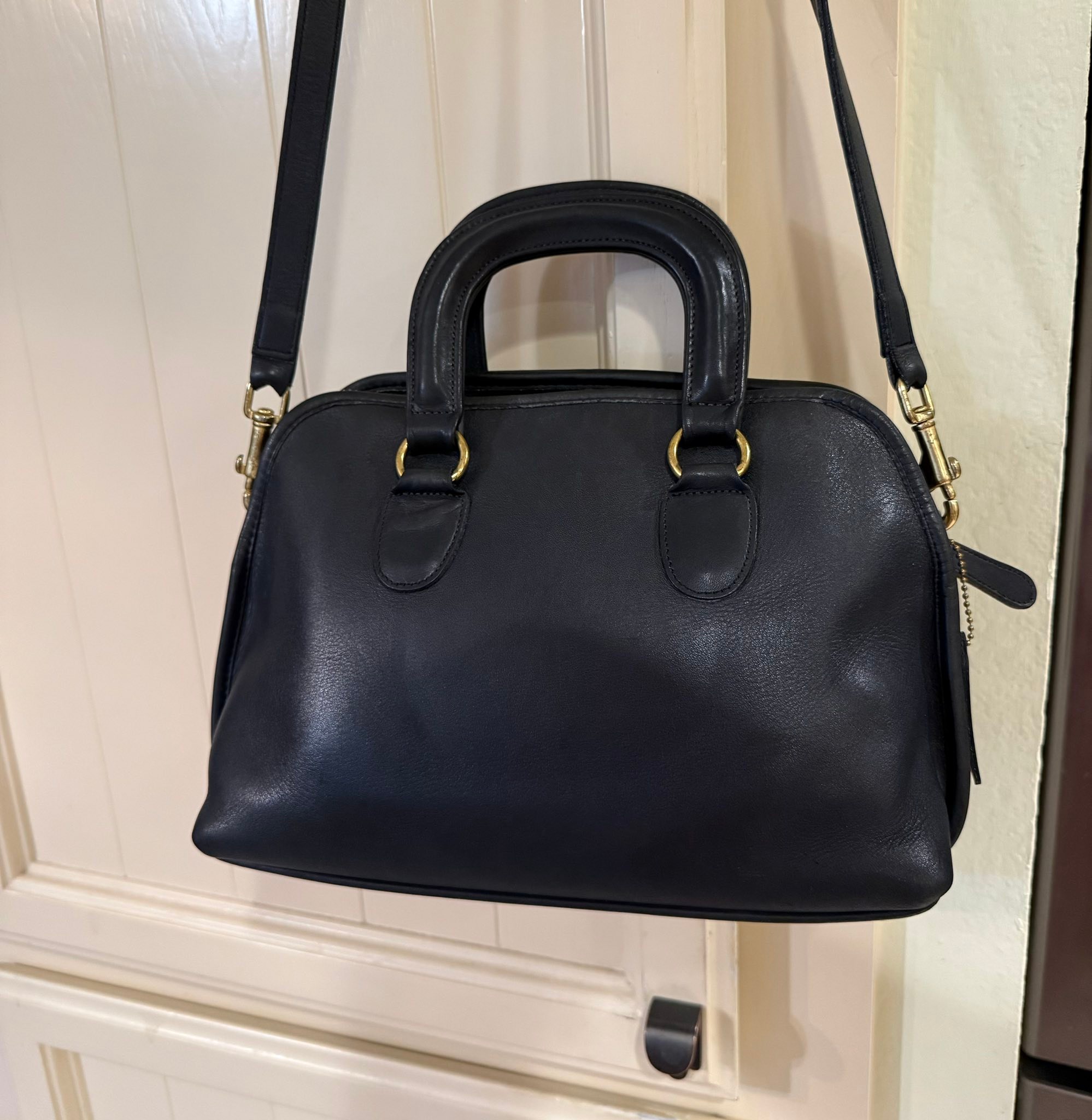 Vintage coach leather baxter bag review