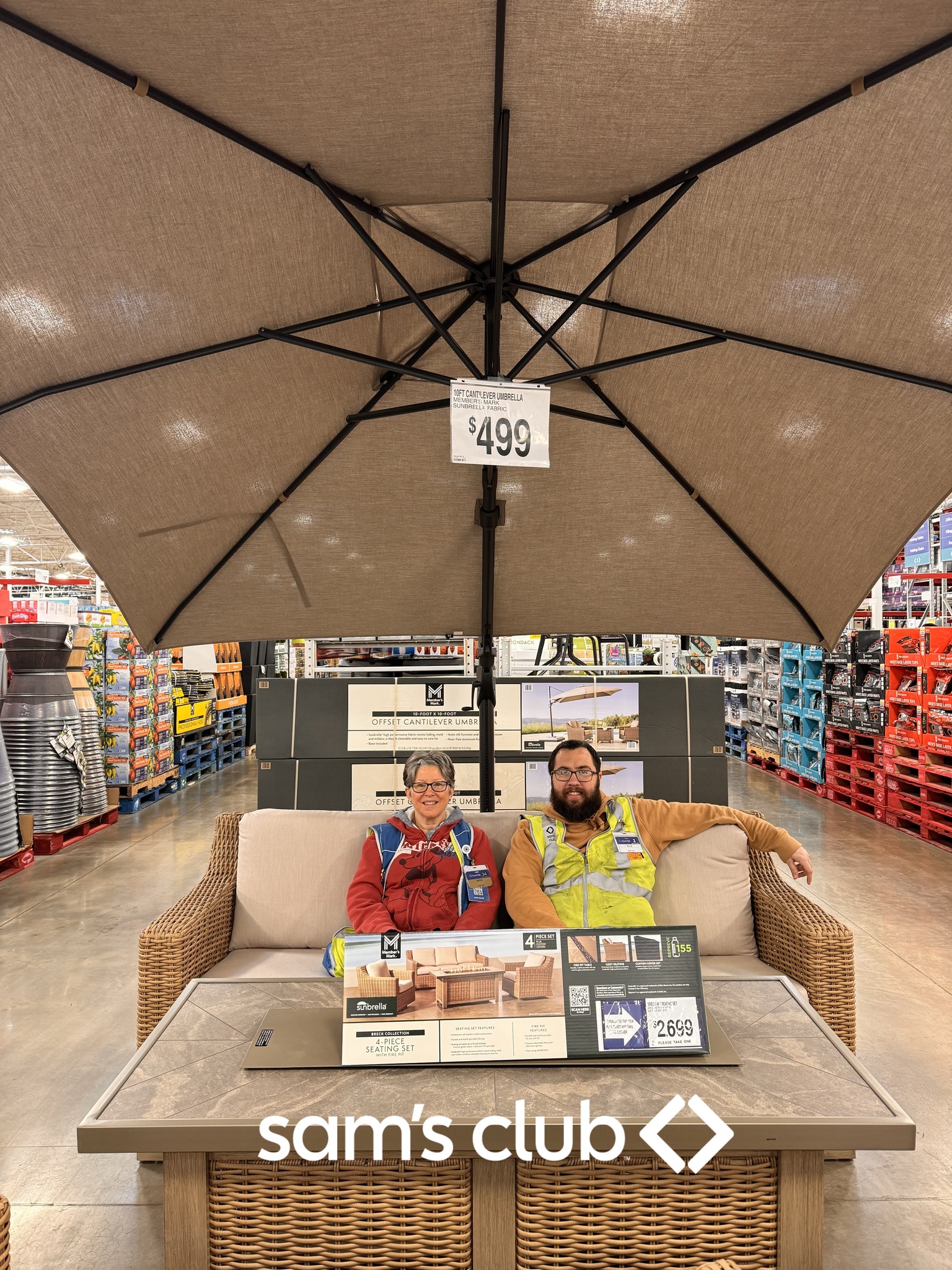 cantilever patio umbrella sam's club Treasure Garden 10x13 Foot with Base Rectangular Size:MSU Kız Çocuk California Umbrella 11' x