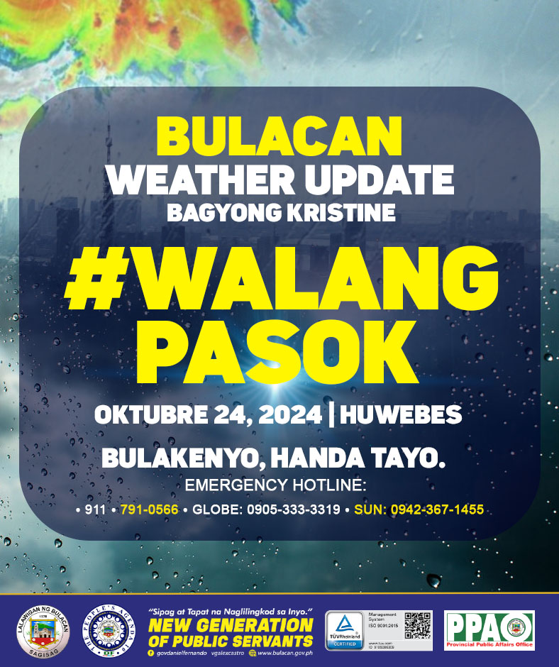 October 23, 2024 Pabatid at paalala para sa Kaligtasan ng mga ...