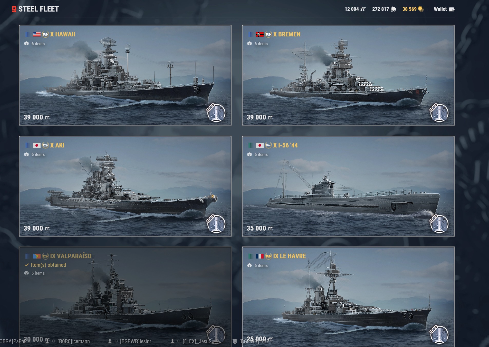Which ship is better for frontline combat, Bremen or Hawaii?
