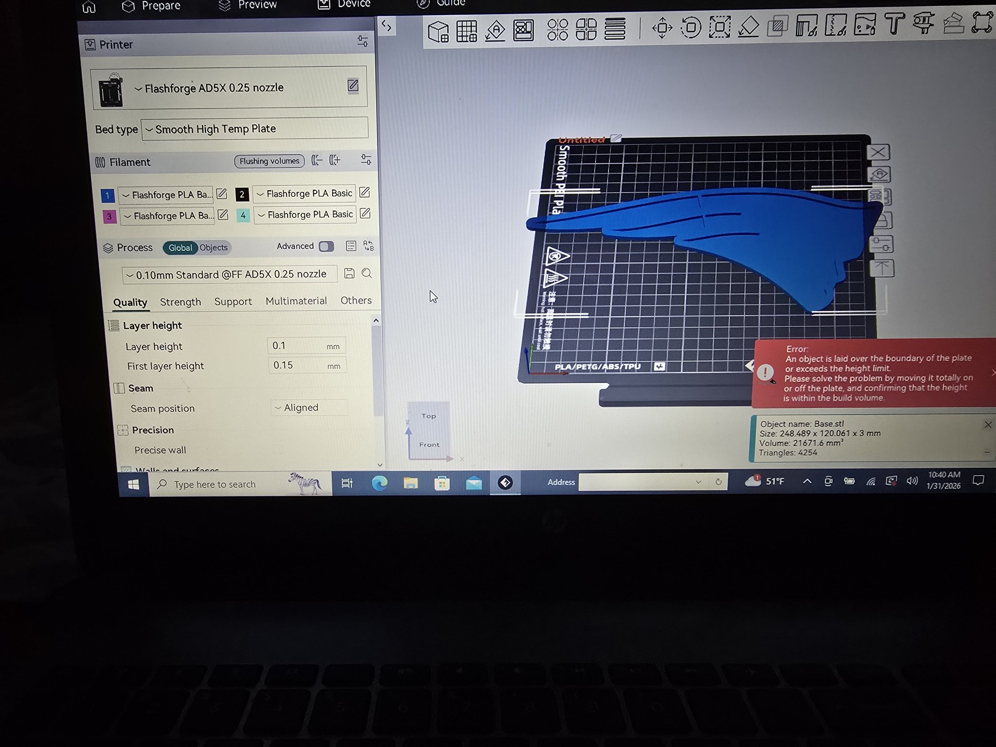FLASHFORGE ADVENTURER 5 OWNERS GROUP | Have tried looking… how do I ...