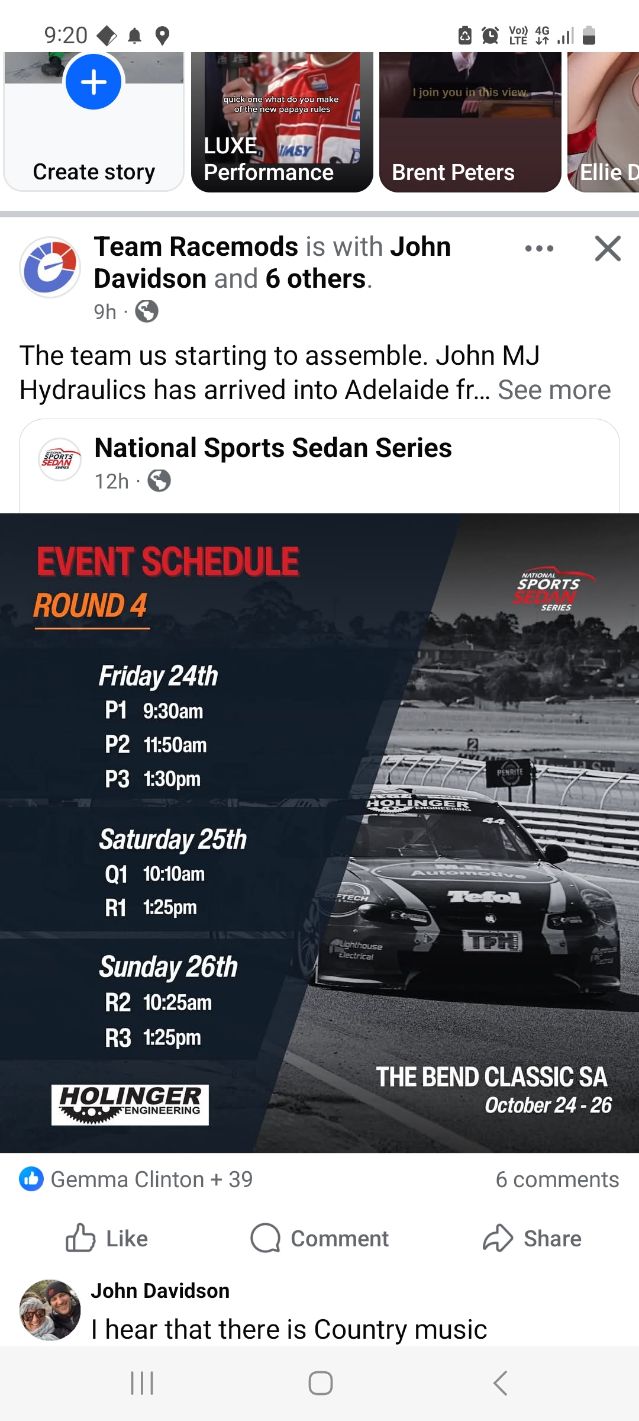 THE BEND - FRIDAY -... - National Sports Sedan Series | Facebook