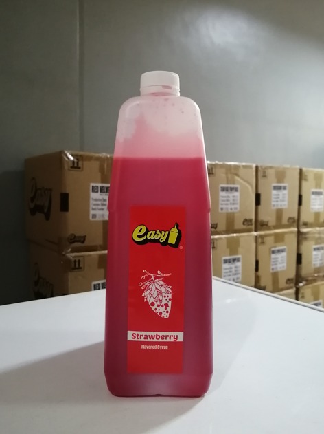 Easy - EASY BRAND STRAWBERRY SYRUP 2.5KG Can be used for hot and cold ...