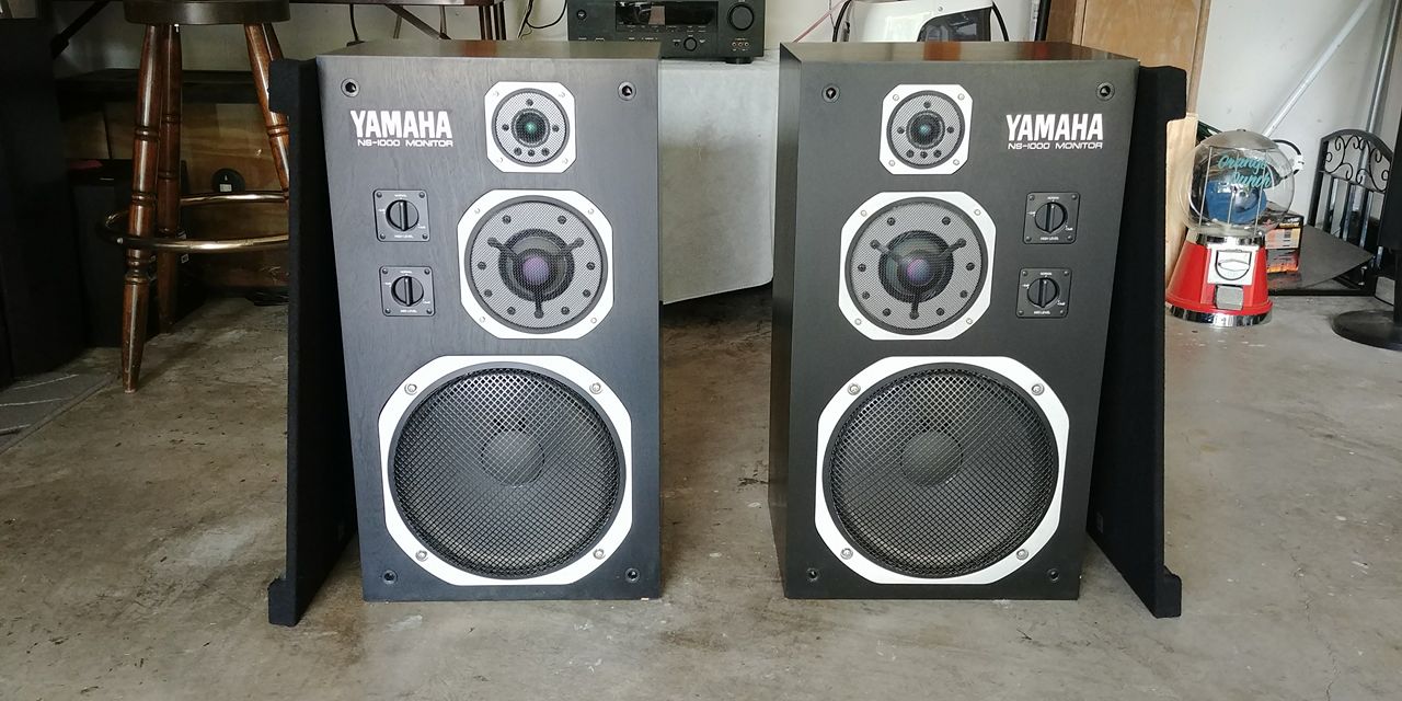Viridian Sunburst colored Yamaha NS-1000M from Kenrick Sound.
