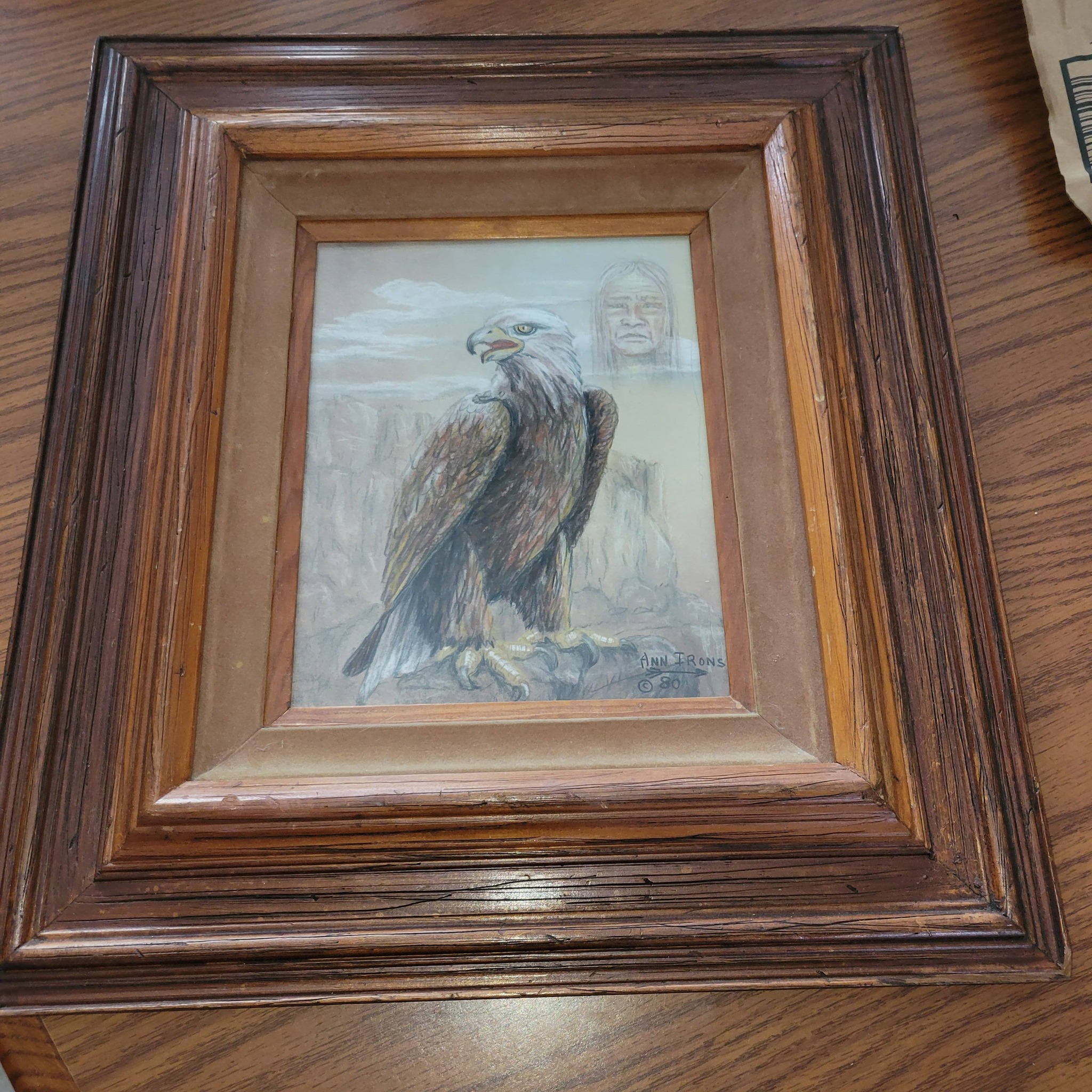 What is the value of this 8x10 art piece in a 17x19 frame?
