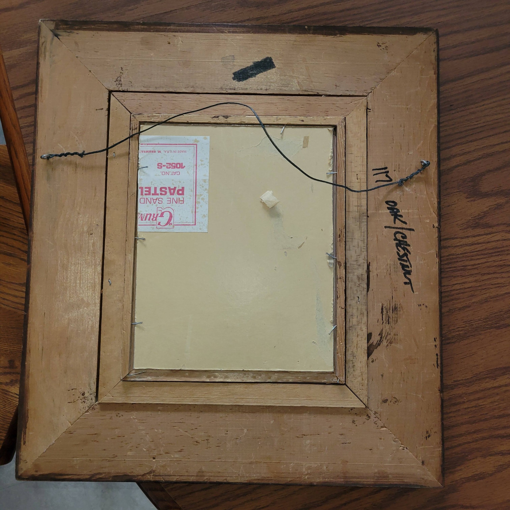 What is the value of this 8x10 art piece in a 17x19 frame?