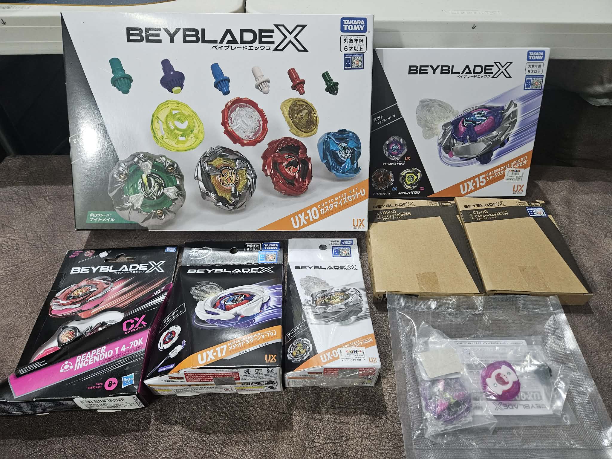 Beyblade X toys for sale: UX-15, BX-23, BX-34, BX-50 - sealed
