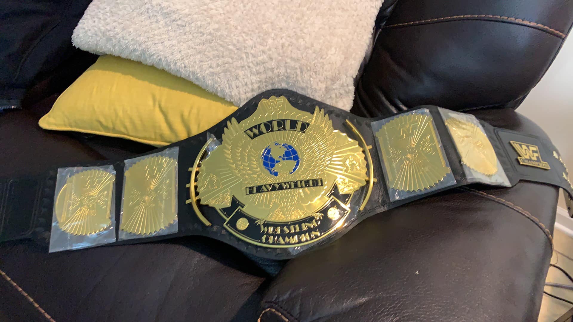 I finally own my 1st WWE/WCW/NWO BELT WOOOOOOOOOO