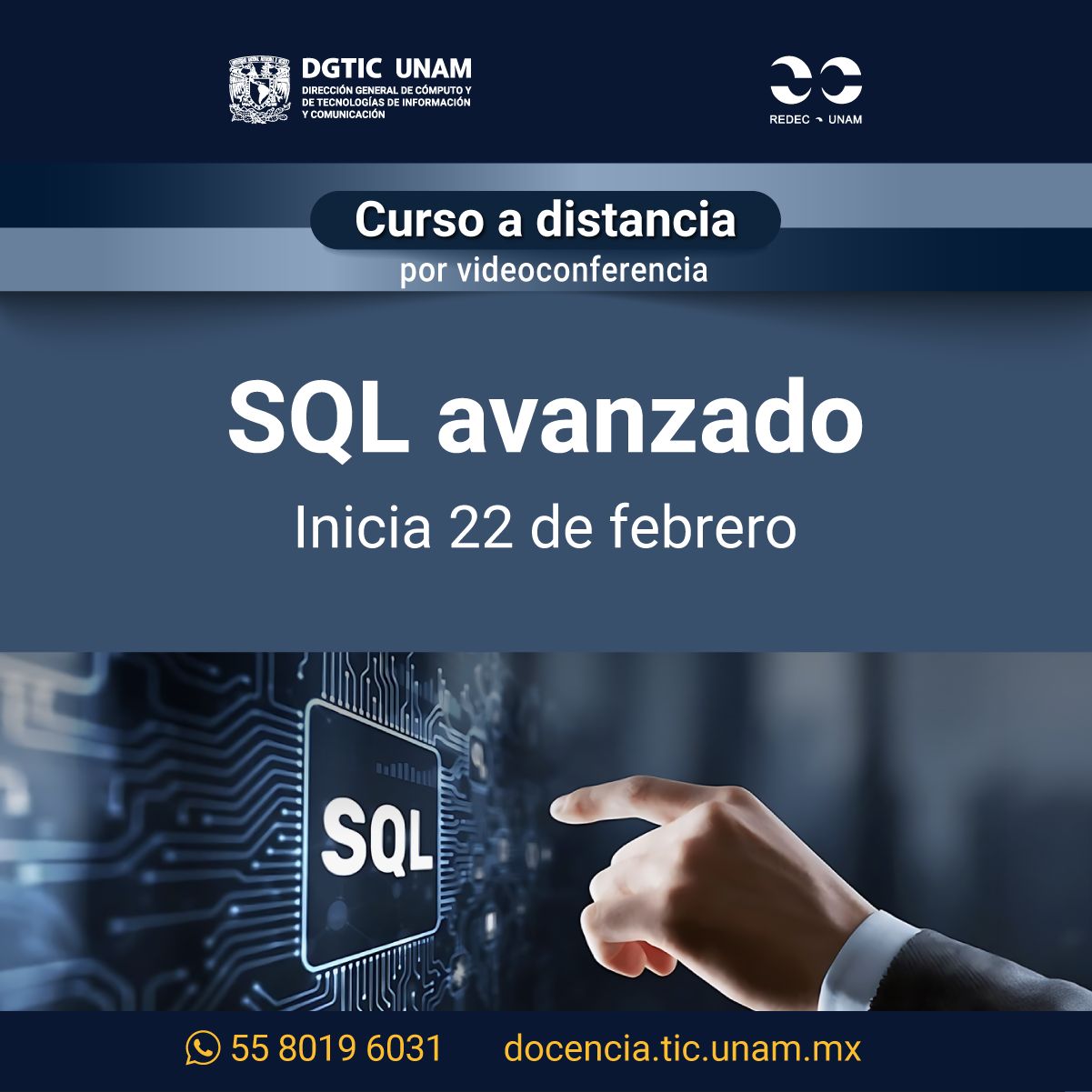 AprendeTICunam - 📈 ¡Avanza en tu carrera con SQL! Aprende... | Facebook
