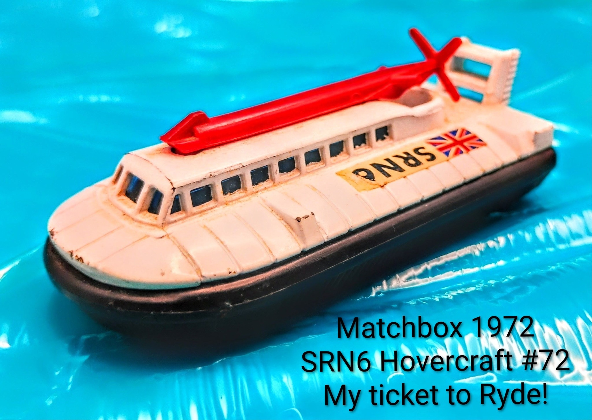 Matchbox Superfast N°72 - Aéroglisseur Vintage - Occasion Pour Collectionneurs