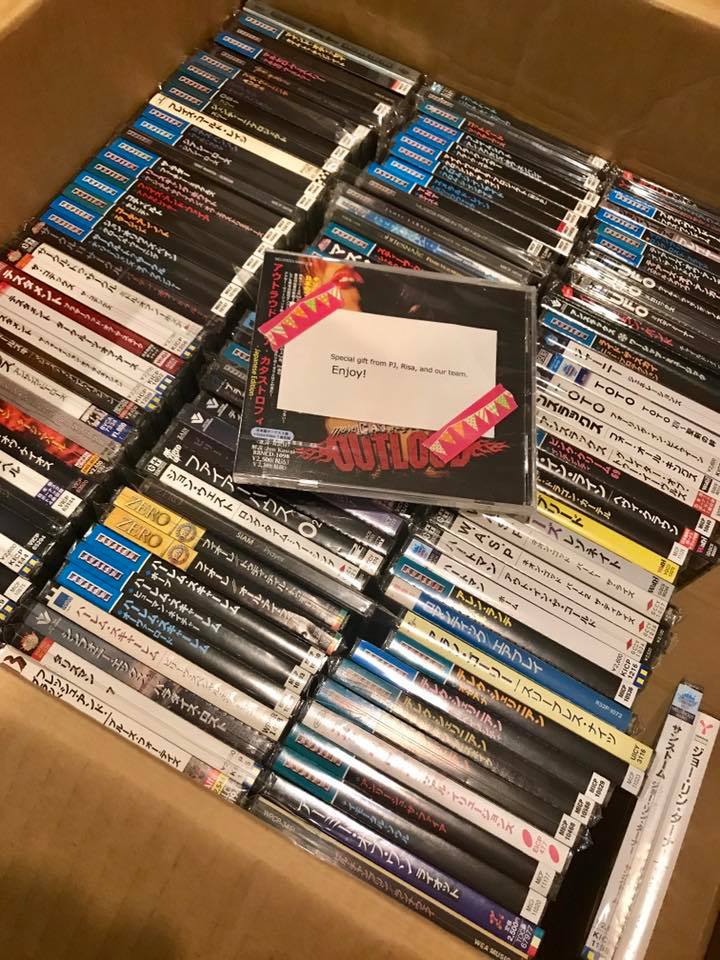 Radiohead fan secures all Japanese releases and live compilations