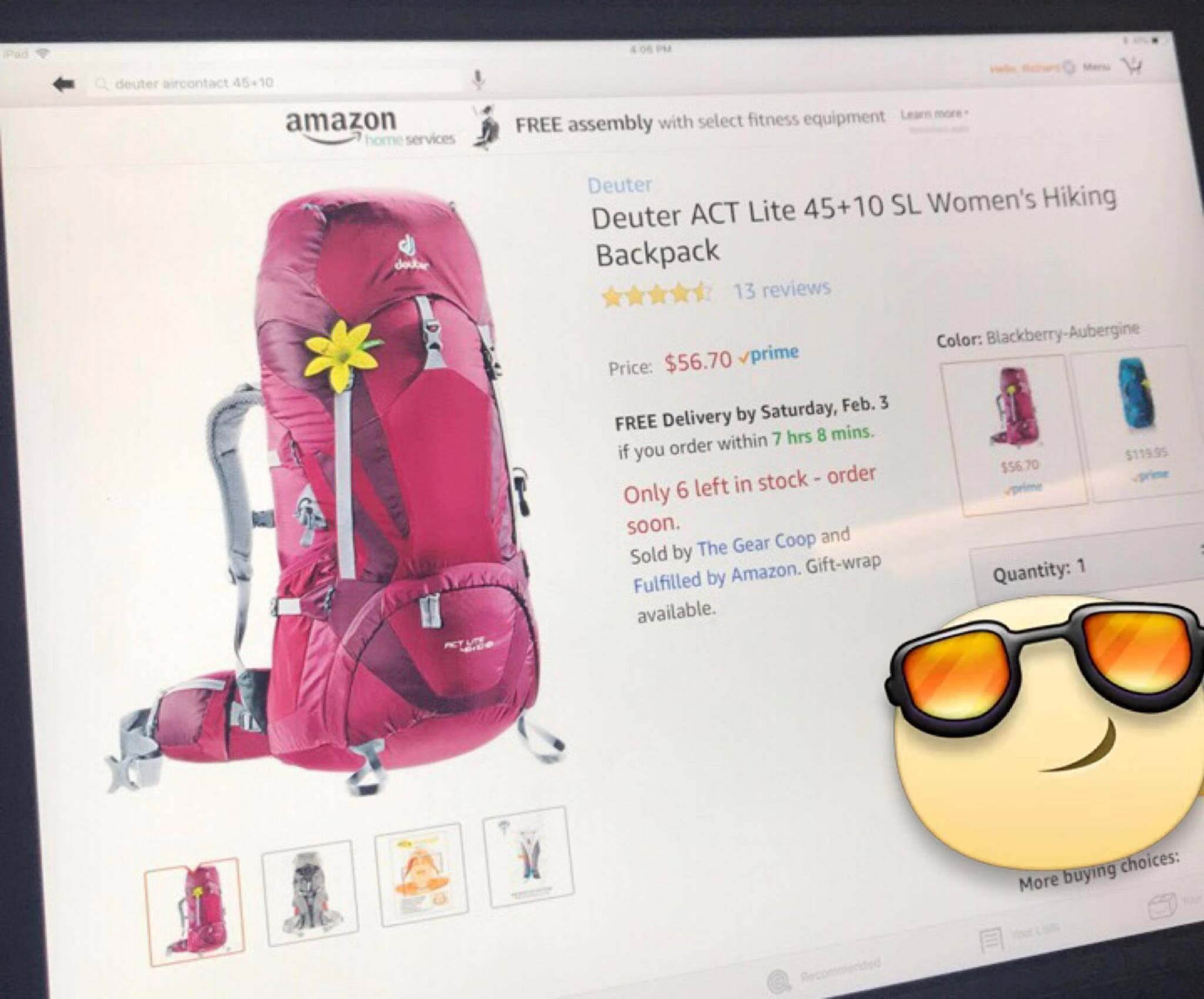 deuter act lite 45 10 sl women's backpack Aircontact + Trekking : Sports & Outdoors The Deuter Aircontact Lite 45 + 10 SL womens hiking backpack is a dream come true for all active women looking for a light Deuter Aircontact Lite SL 45+10L
