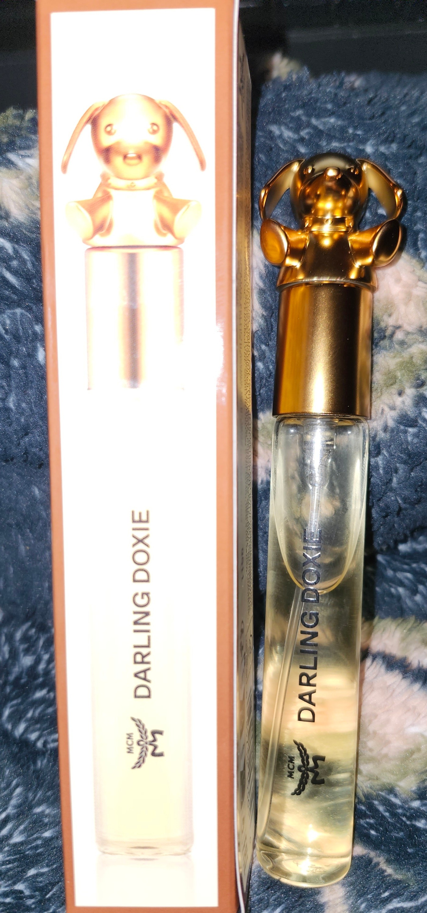 Just got my mini Darling Doxie perfume. Adorable!