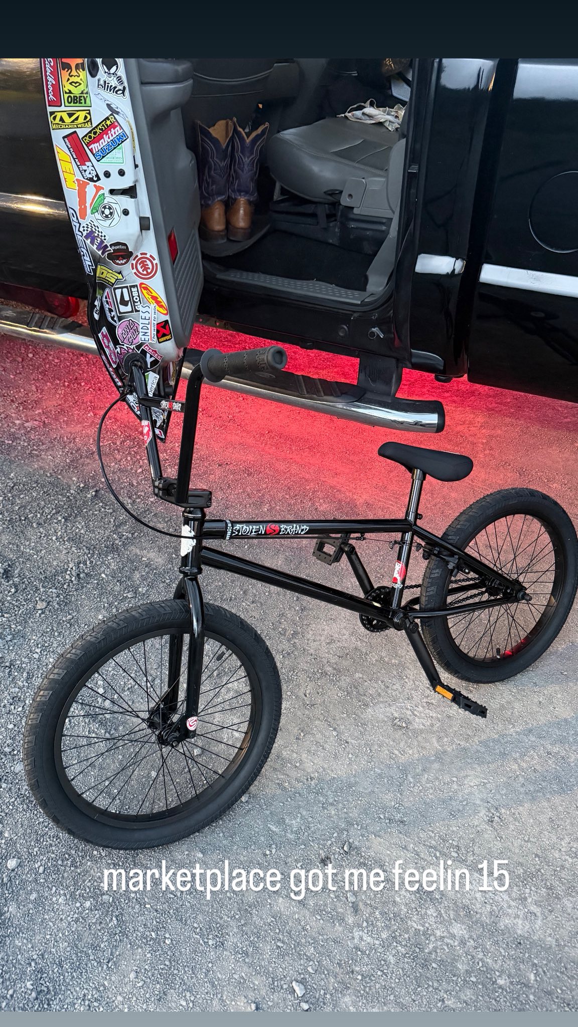Riding a new Stolen Brand Overlord BMX bike after 17 years