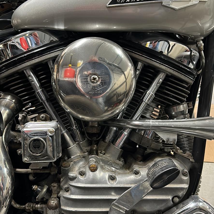 Cannonball electric start kit on a 59 Pan. It was an interesting ...