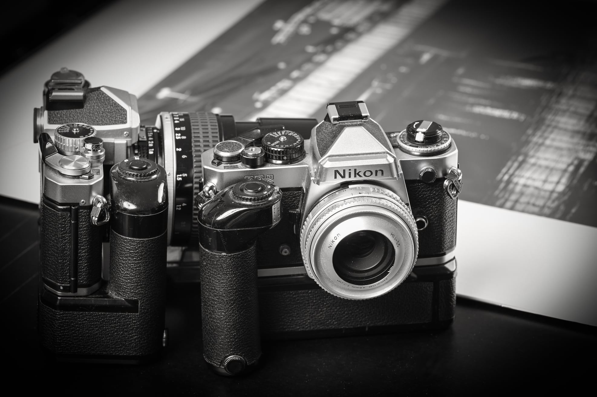 Nikon FM2/T*** with ***Nikkor 45mm f2.8 P***