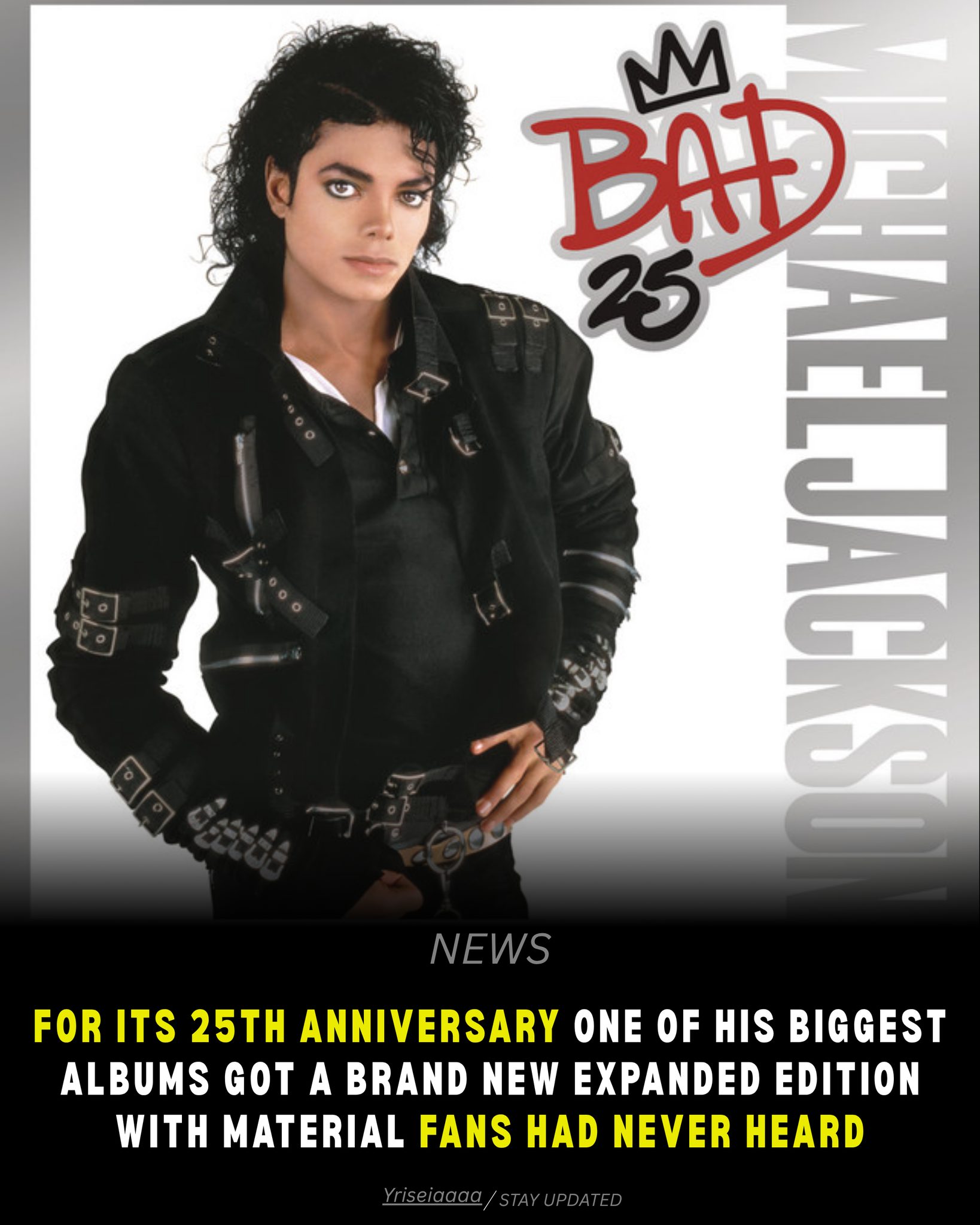 Michael Jackson - “Bad” 25th Anniversary edition picture disc