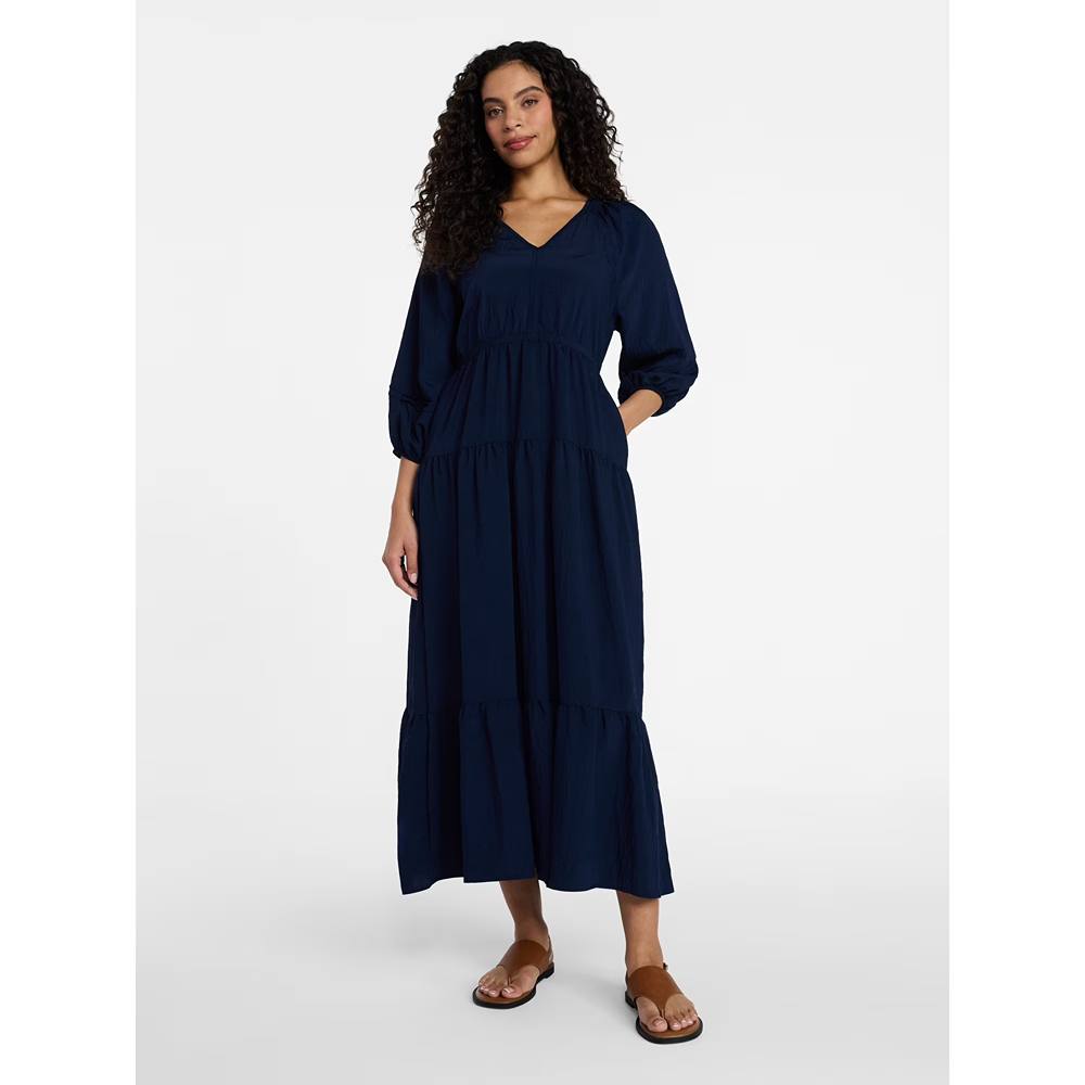 chinese dress ladies Walmart Frontwalk Fall Dresses For Women 2024 Lapel Neck Button Long S   VinNews Recommendations